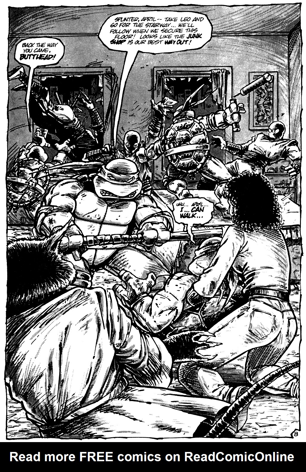 Read online Teenage Mutant Ninja Turtles (1984) comic -  Issue #10 - 9