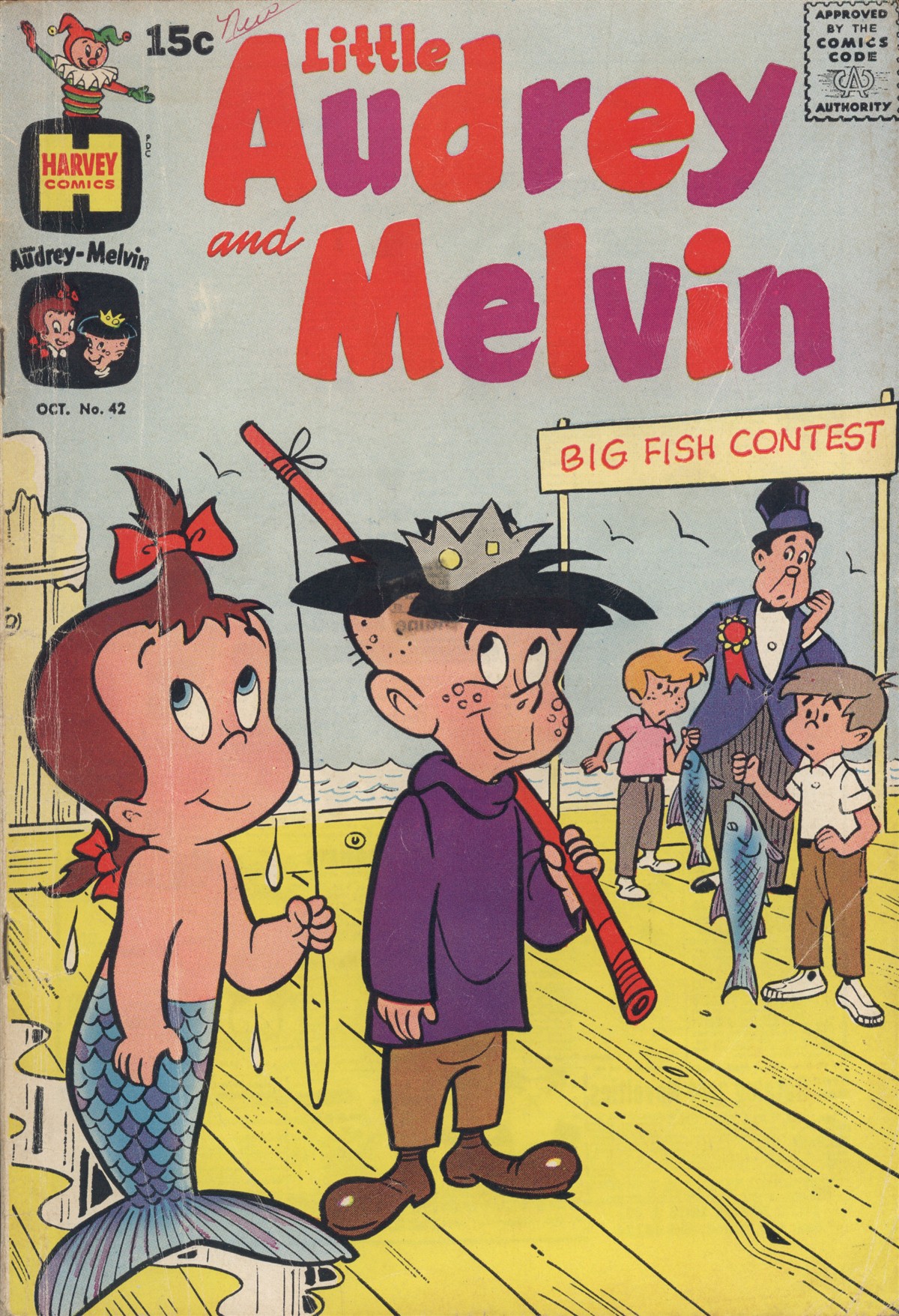 Read online Little Audrey And Melvin comic -  Issue #42 - 1