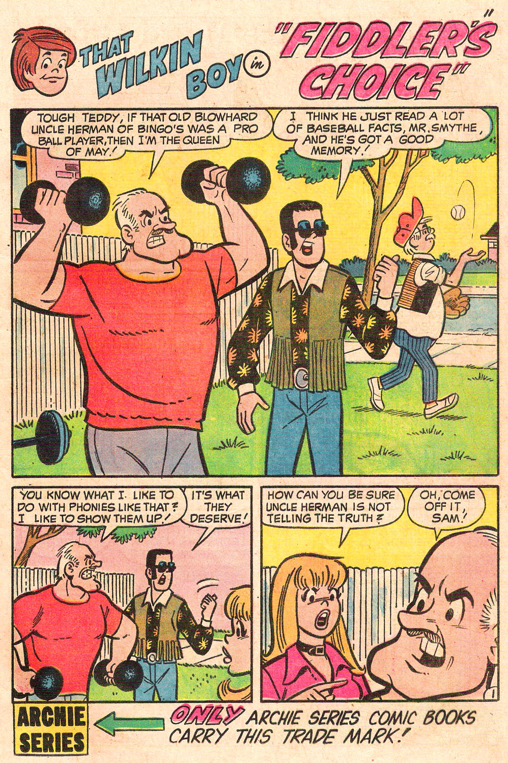 Read online That Wilkin Boy comic -  Issue #12 - 13