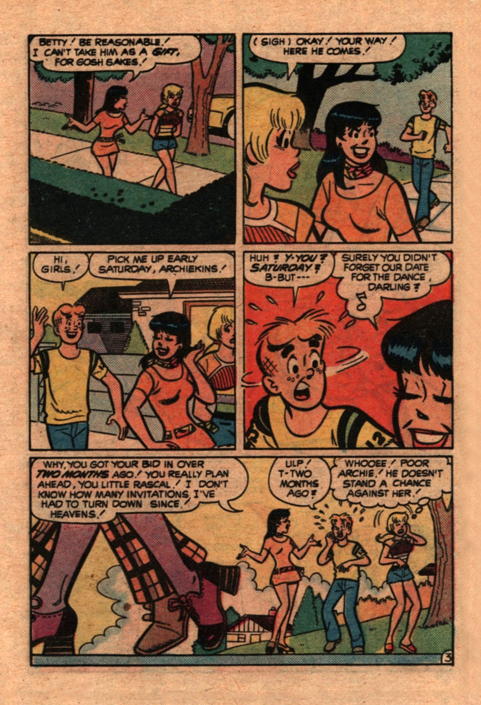 Read online Betty and Veronica Digest Magazine comic -  Issue #1 - 25