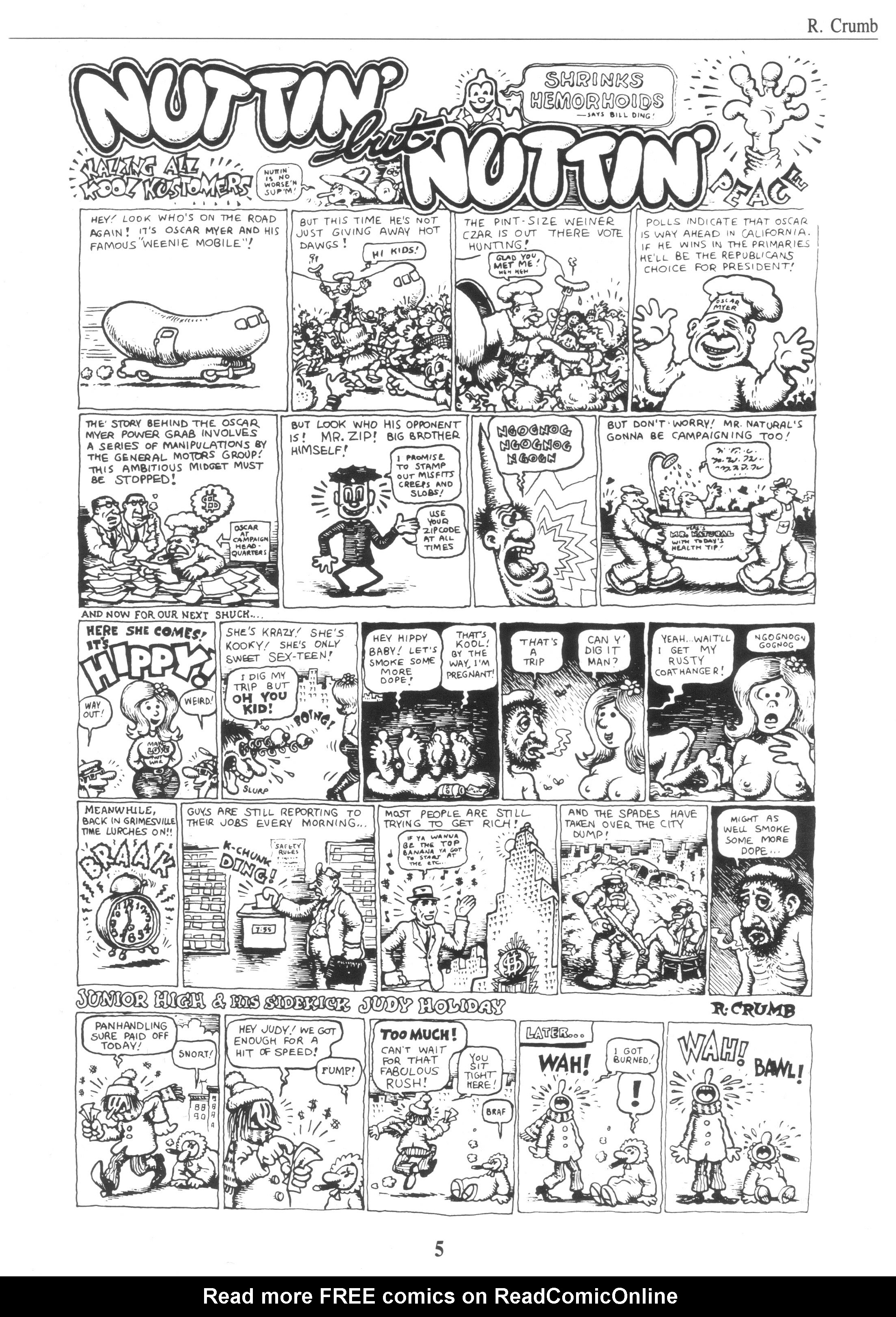 Read online The Complete Crumb Comics comic -  Issue # TPB 5 - 16