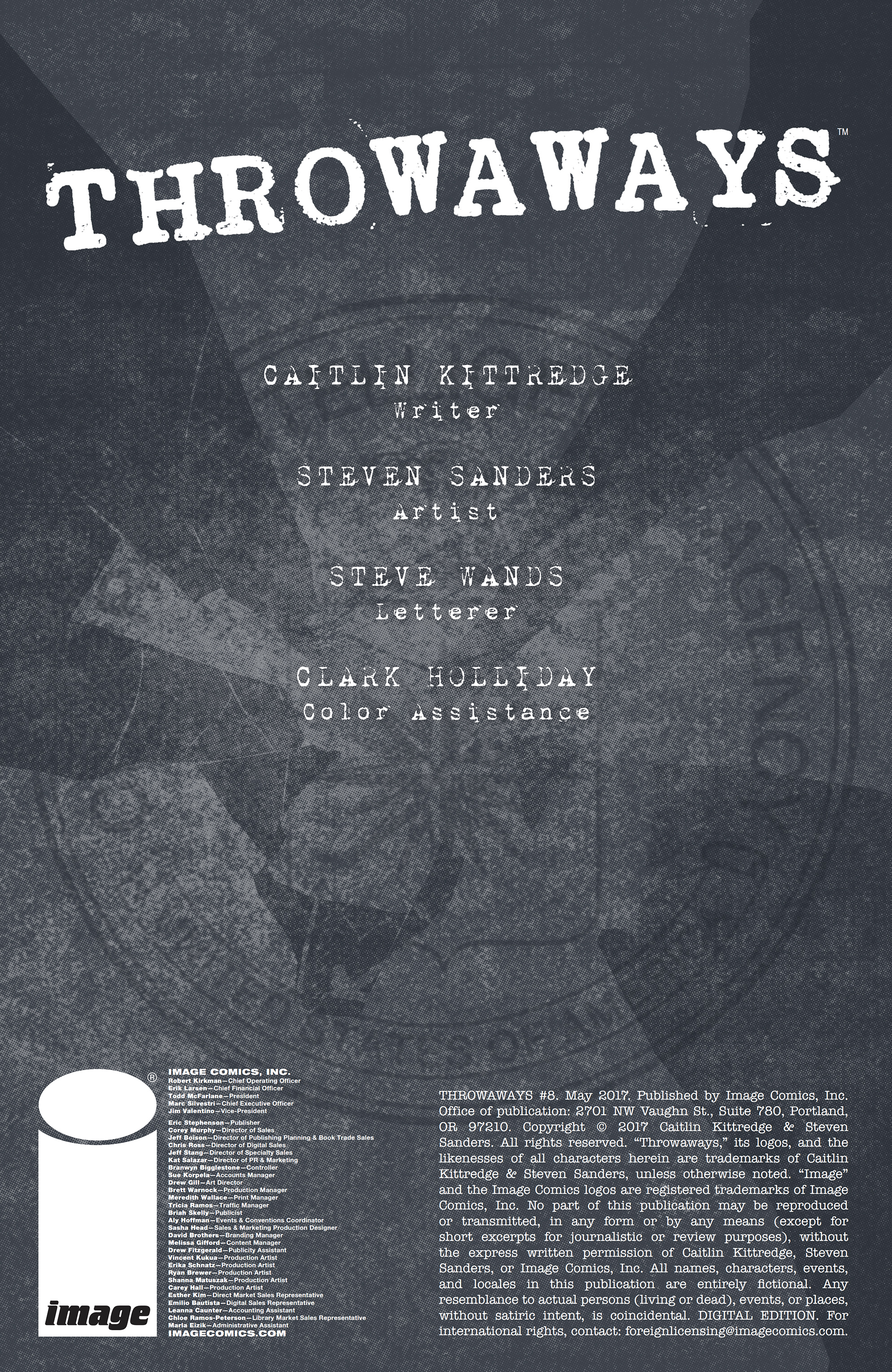 Read online Throwaways comic -  Issue #8 - 2