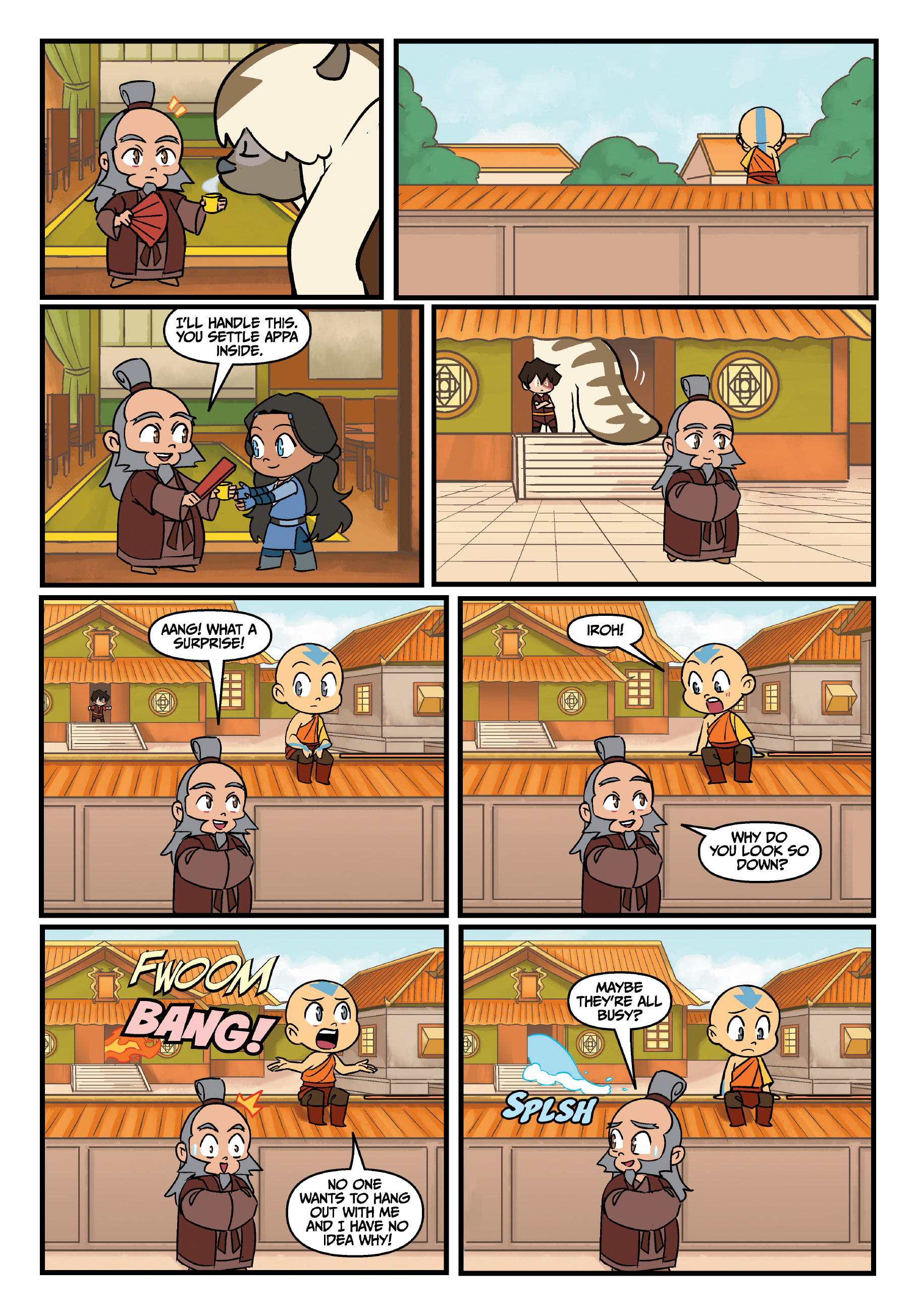Read online Avatar: The Last Airbender Chibis - Aang's Unfreezing Day comic -  Issue # Full - 29