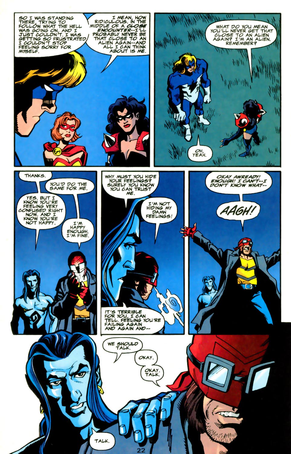 Read online Young Heroes in Love comic -  Issue #17 - 24