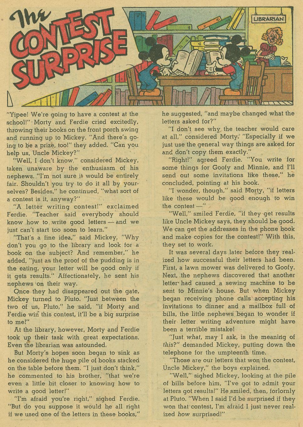 Read online Walt Disney's Comics and Stories comic -  Issue #198 - 23