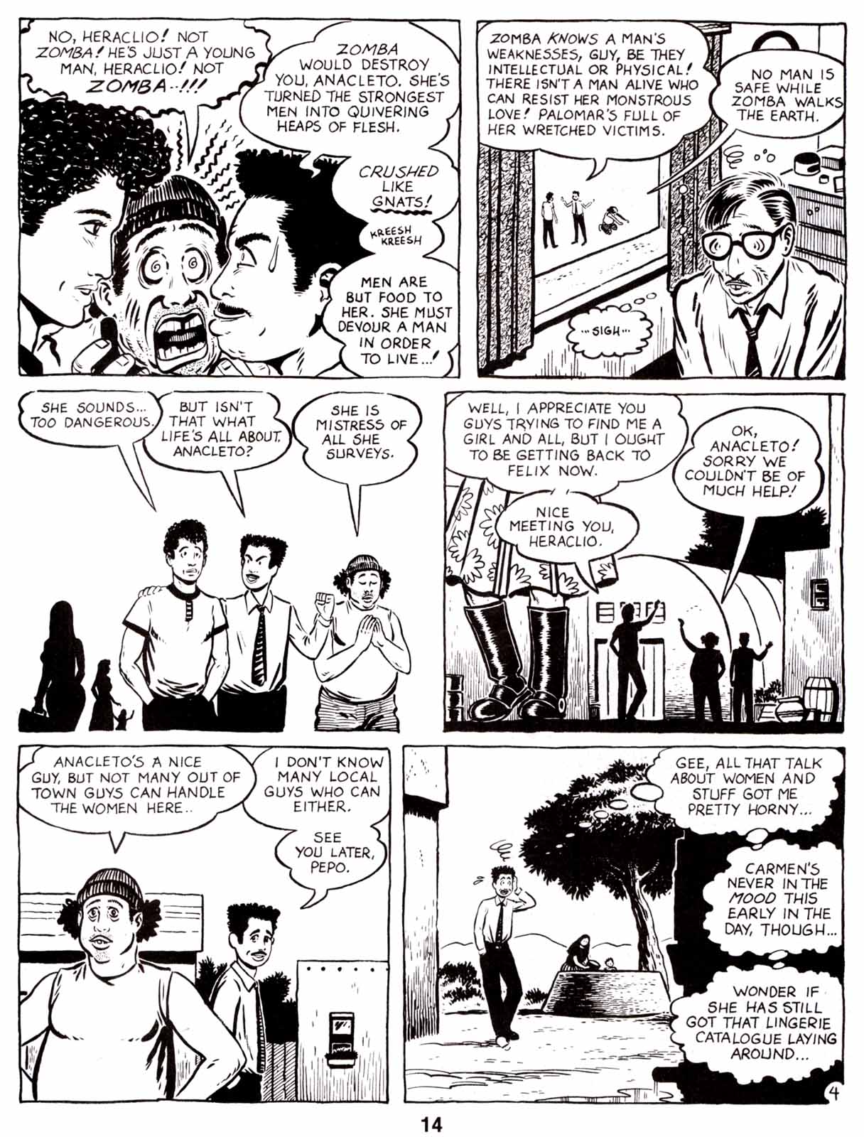 Read online Love and Rockets (1982) comic -  Issue #13 - 16