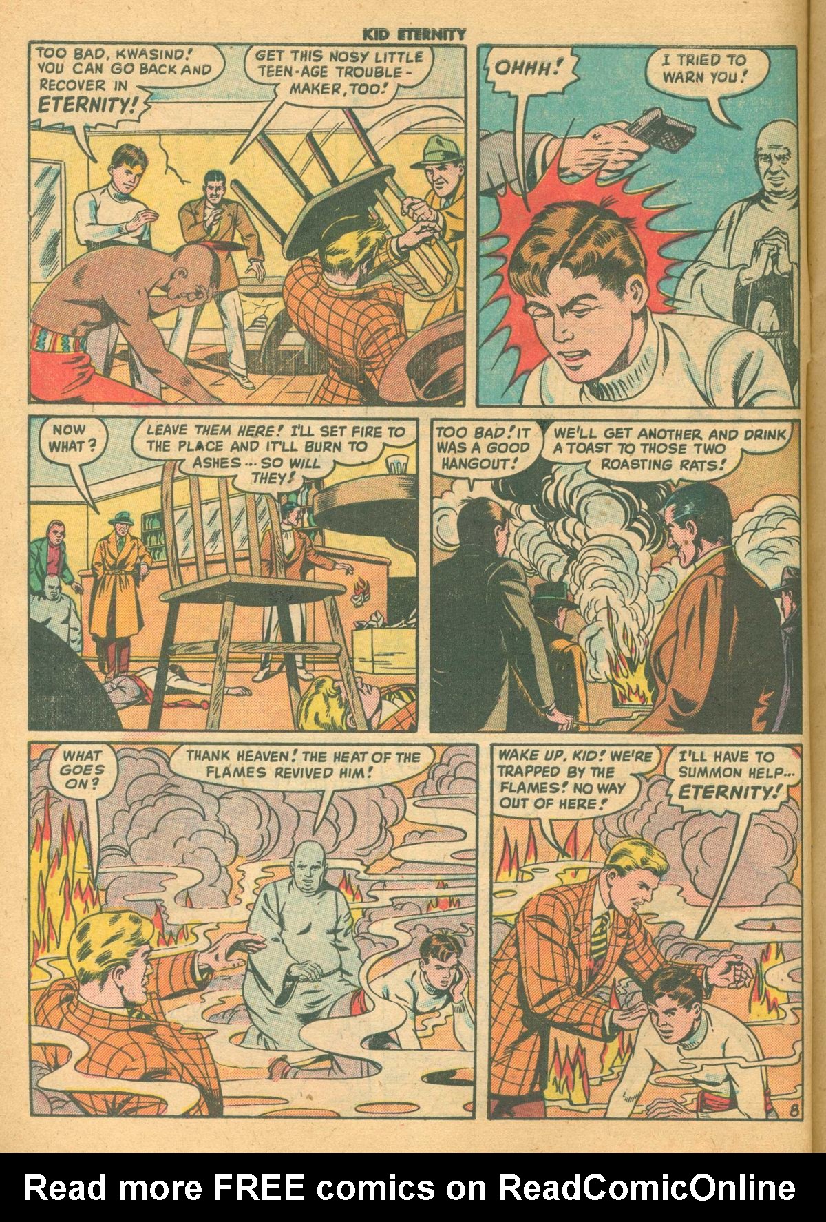 Read online Kid Eternity (1946) comic -  Issue #16 - 10