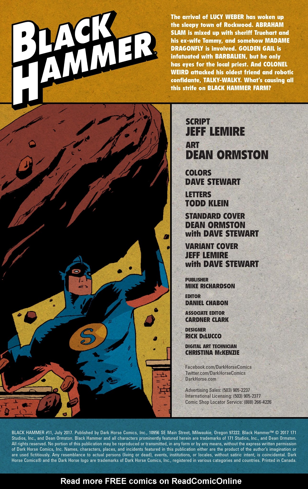 Read online Black Hammer comic -  Issue #11 - 3
