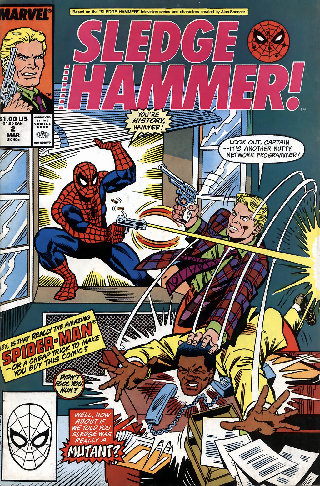 Read online Sledge Hammer! comic -  Issue #2 - 1