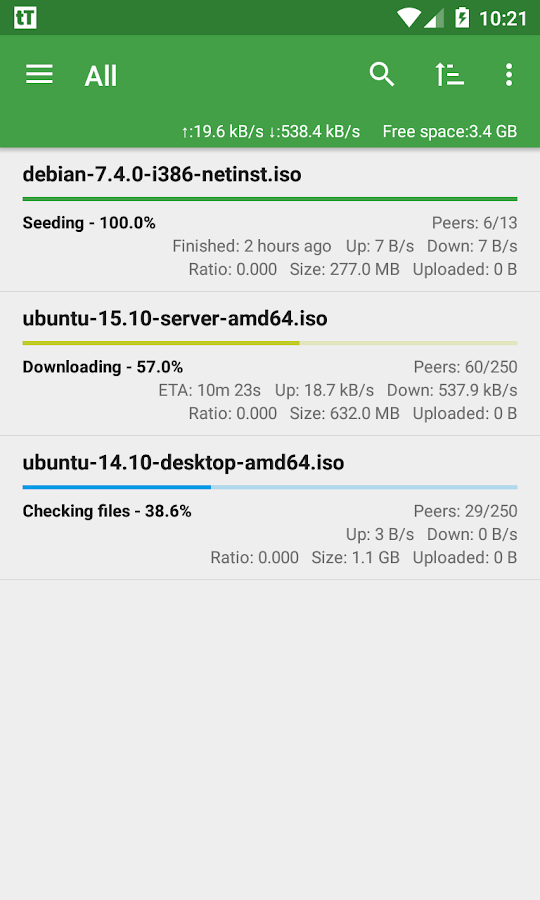 tTorrent Pro - Torrent Client | Screenshot