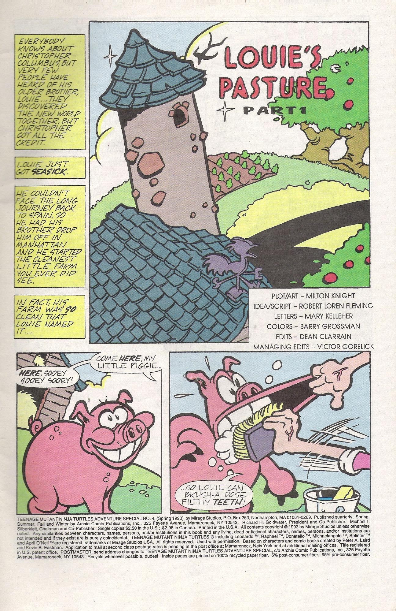 Read online Teenage Mutant Ninja Turtles Adventures (1989) comic -  Issue # _Special 4 - 3