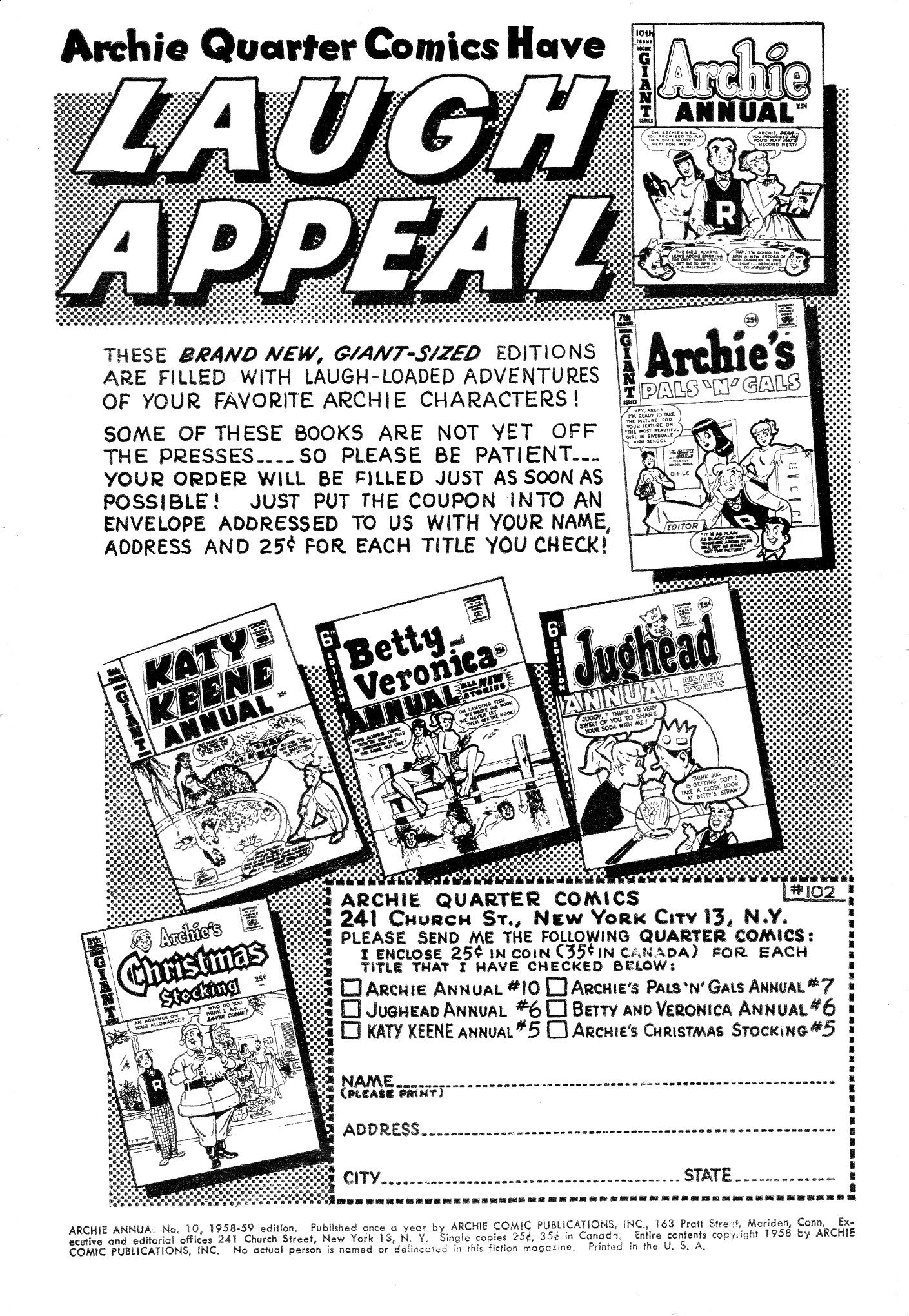 Read online Archie Annual comic -  Issue #10 - 2