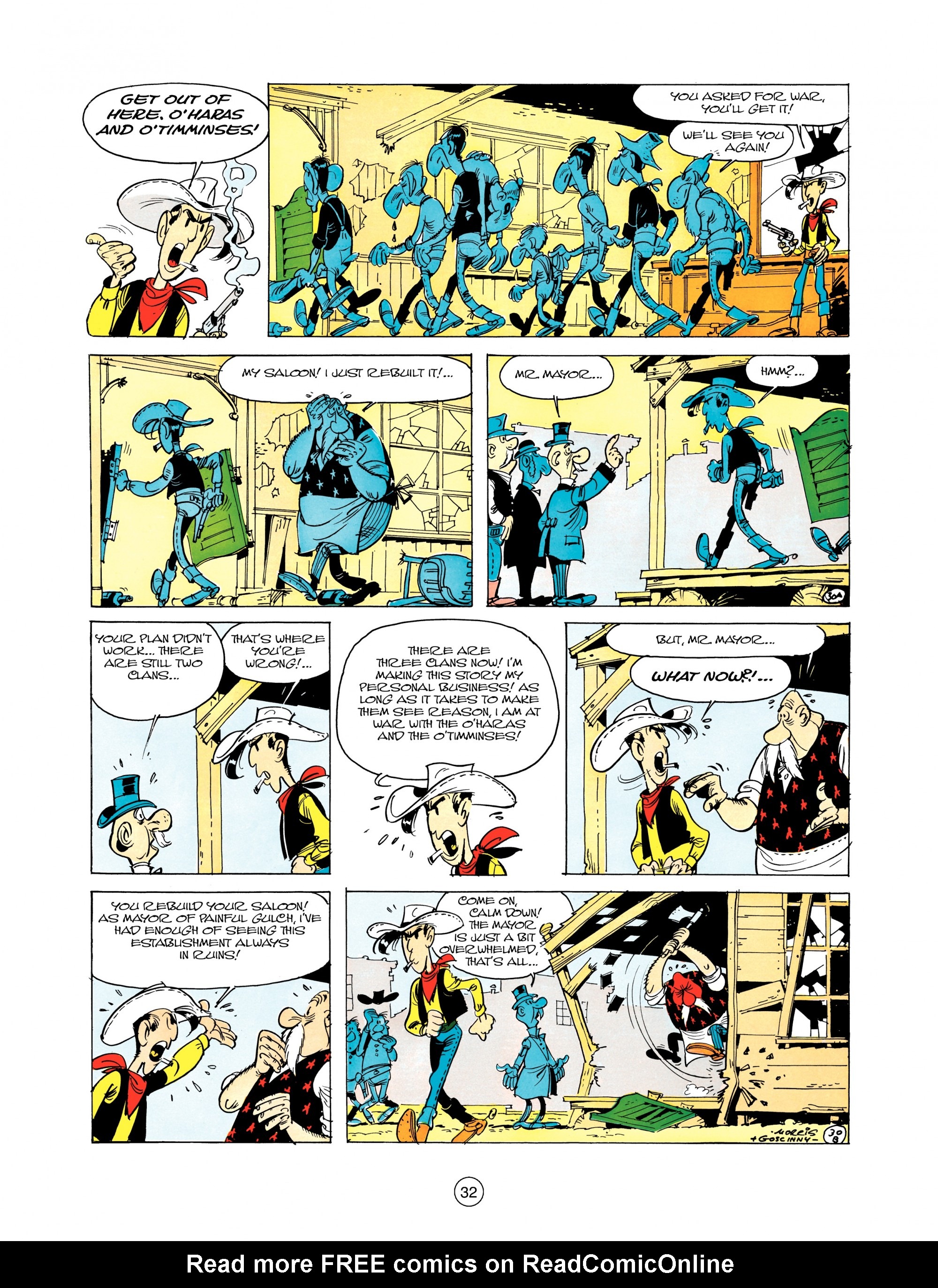 Read online A Lucky Luke Adventure comic -  Issue #12 - 32