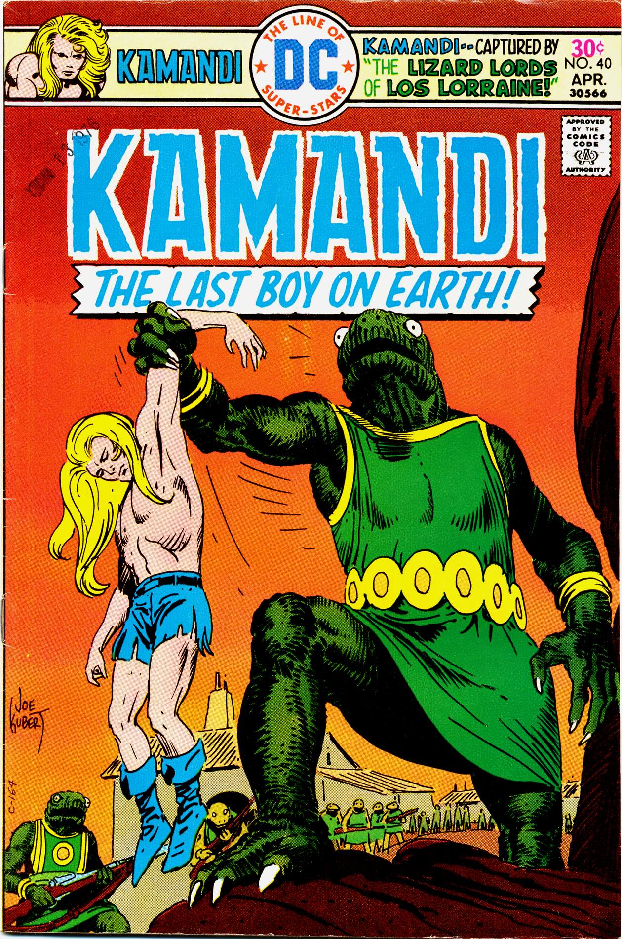 Read online Kamandi, The Last Boy On Earth comic -  Issue #40 - 1