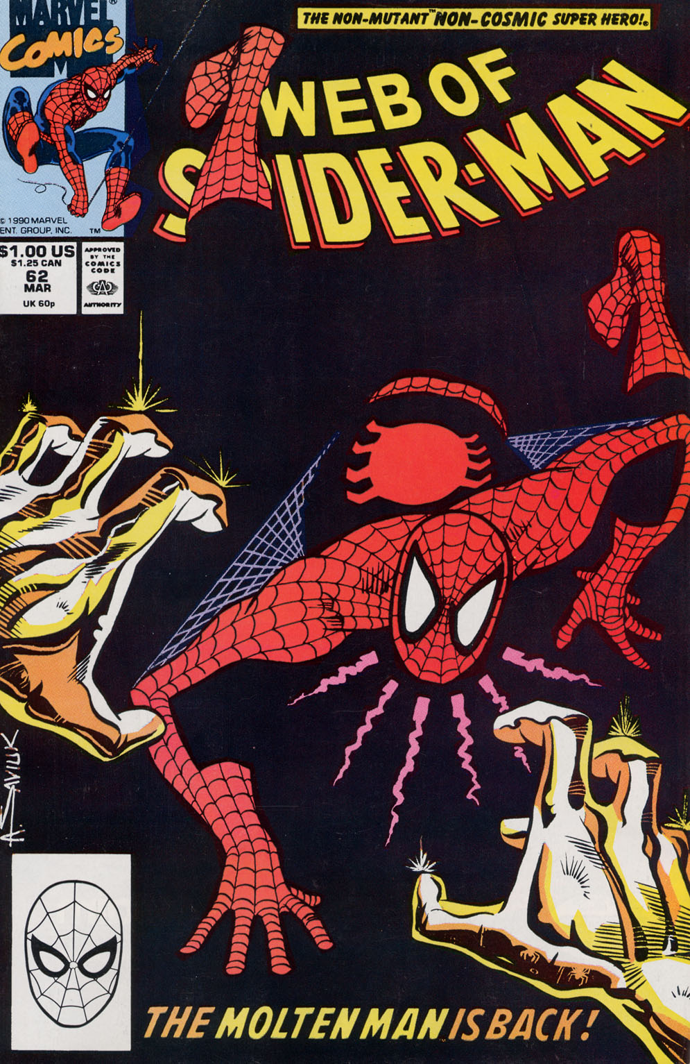 Web of Spider-Man (1985) Issue #62 #72 - English 1