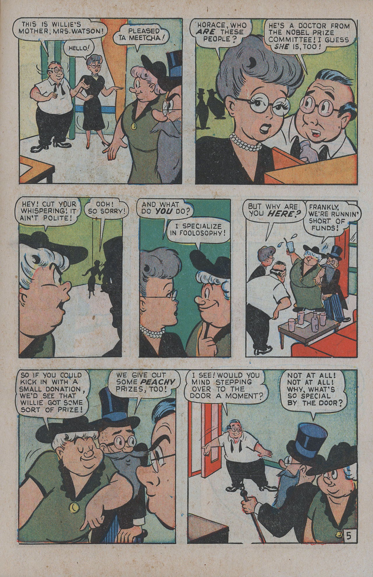 Read online Willie Comics (1946) comic -  Issue #18 - 7