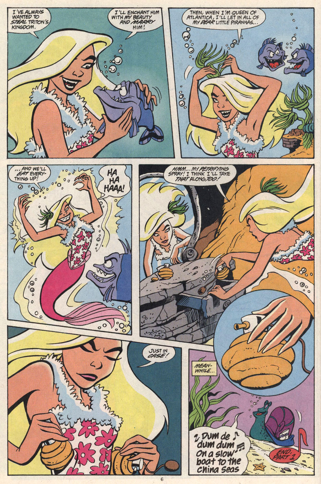 Read online Disney's The Little Mermaid comic -  Issue #11 - 8