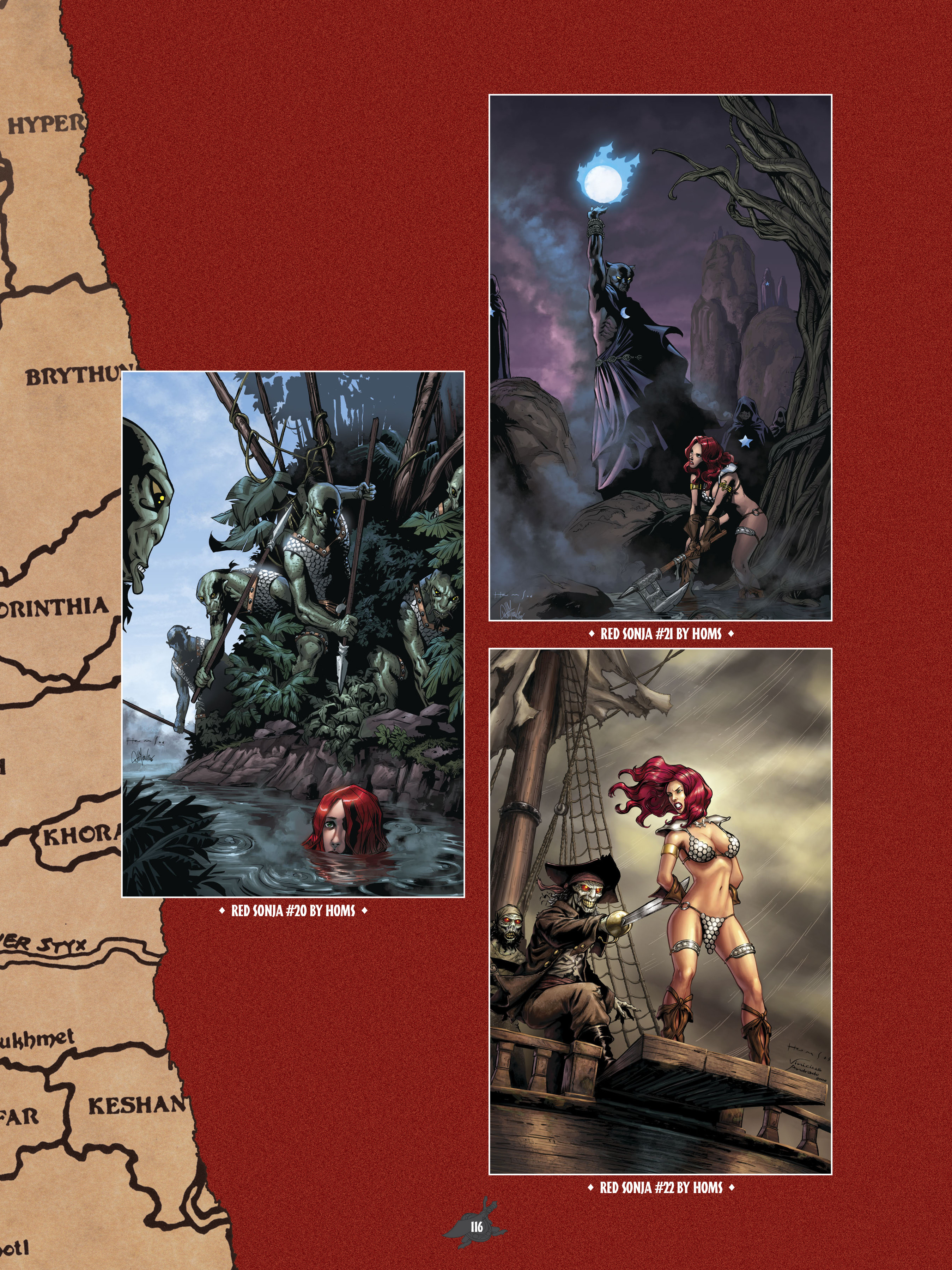 Read online The Art of Red Sonja comic -  Issue # TPB 1 (Part 2) - 15