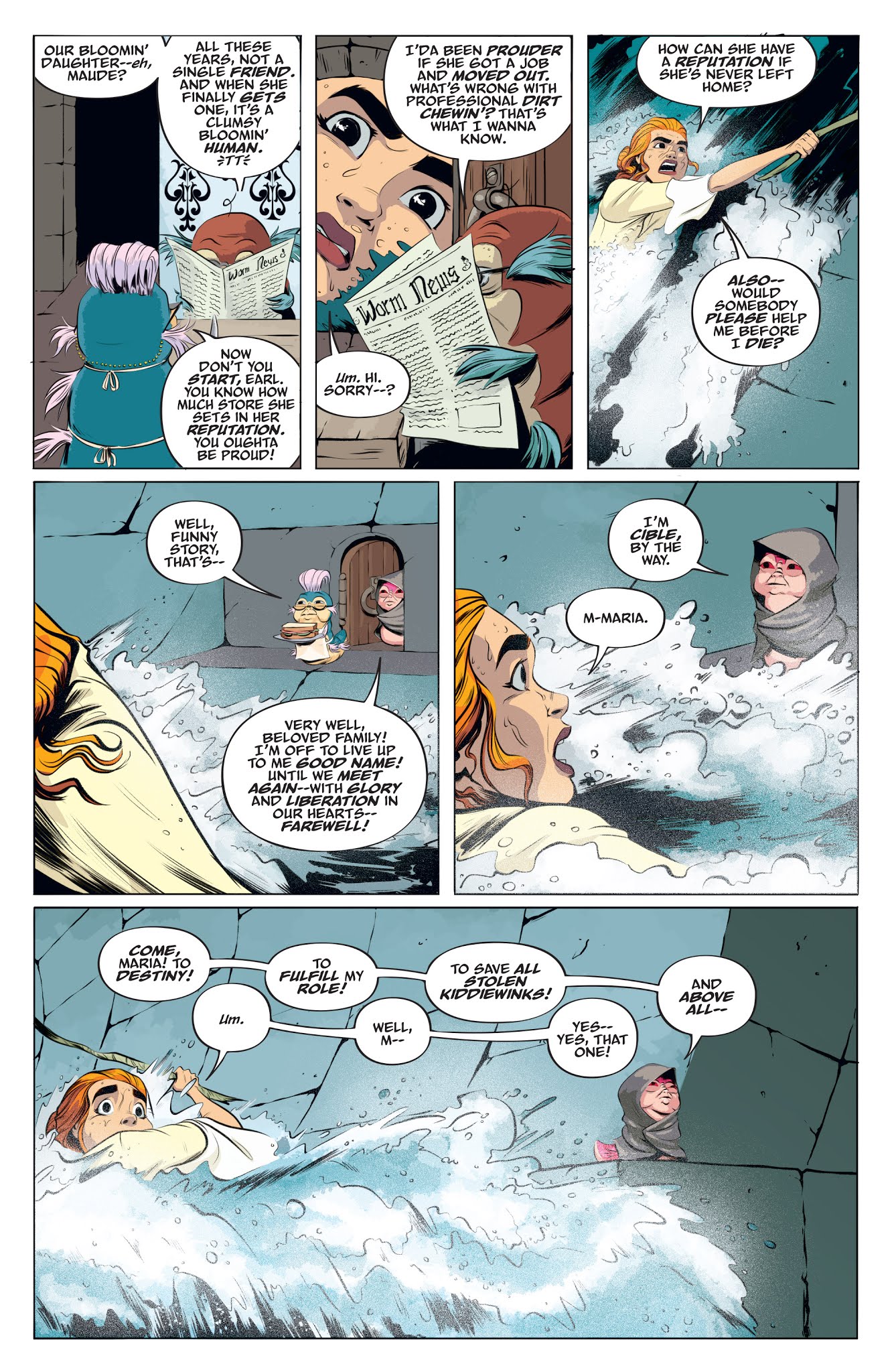 Read online Jim Henson's Labyrinth: Coronation comic -  Issue #6 - 9
