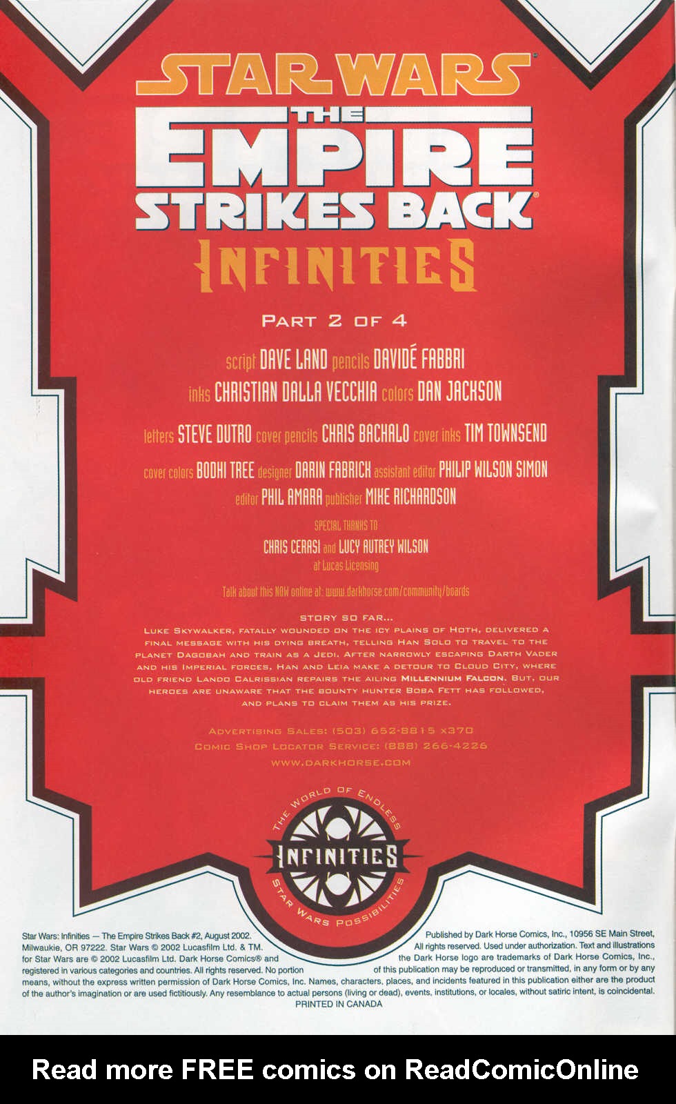 Read online Star Wars: Infinities - The Empire Strikes Back comic -  Issue #2 - 3