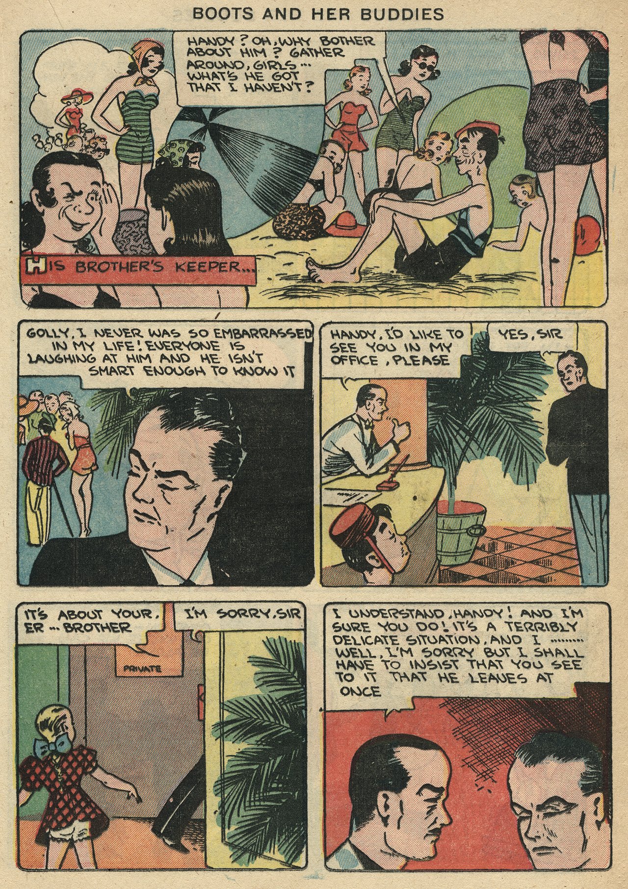 Read online Boots and Her Buddies (1948) comic -  Issue #6 - 23