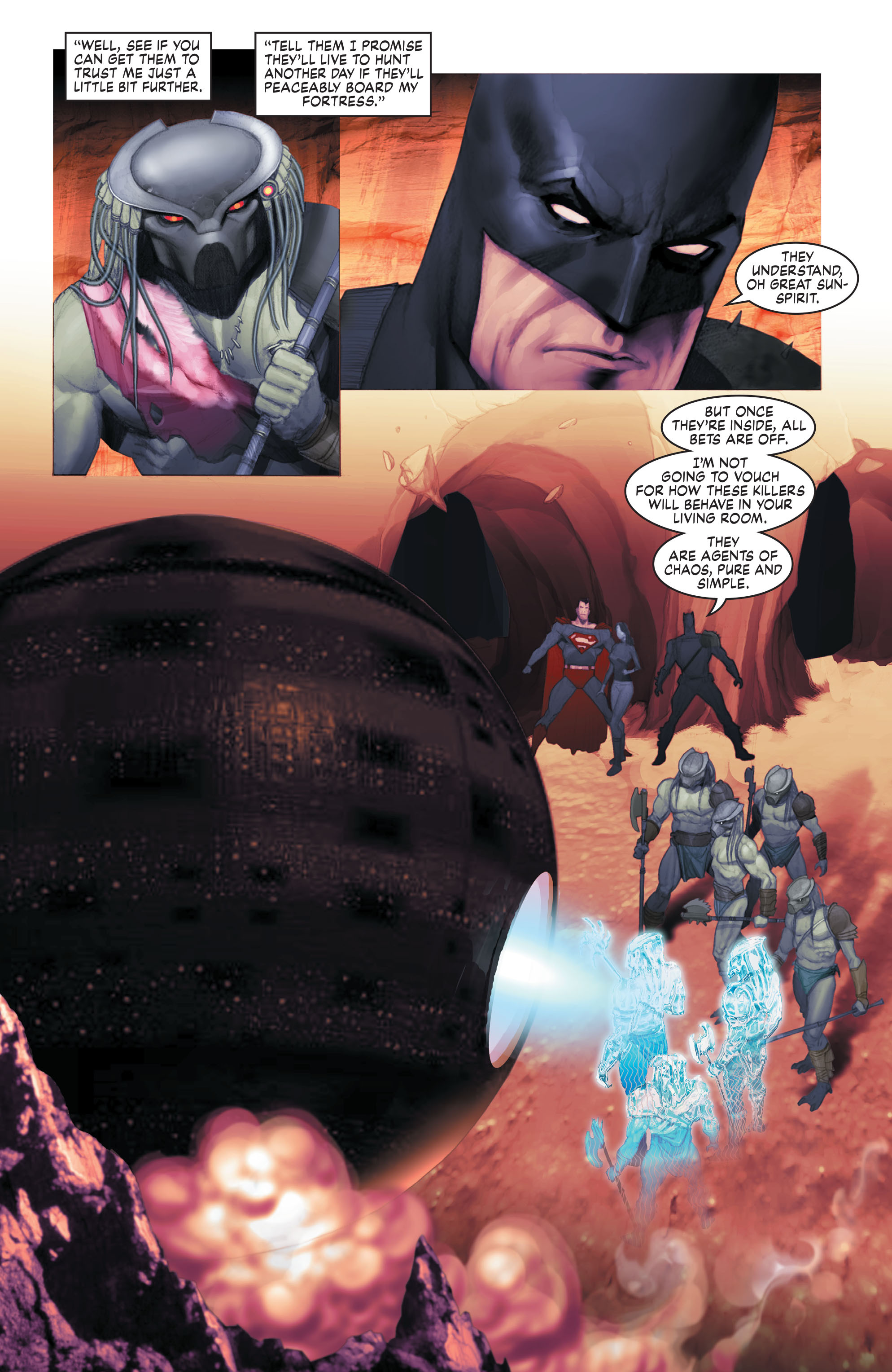 Read online Superman and Batman Vs. Aliens and Predator comic -  Issue #2 - 8