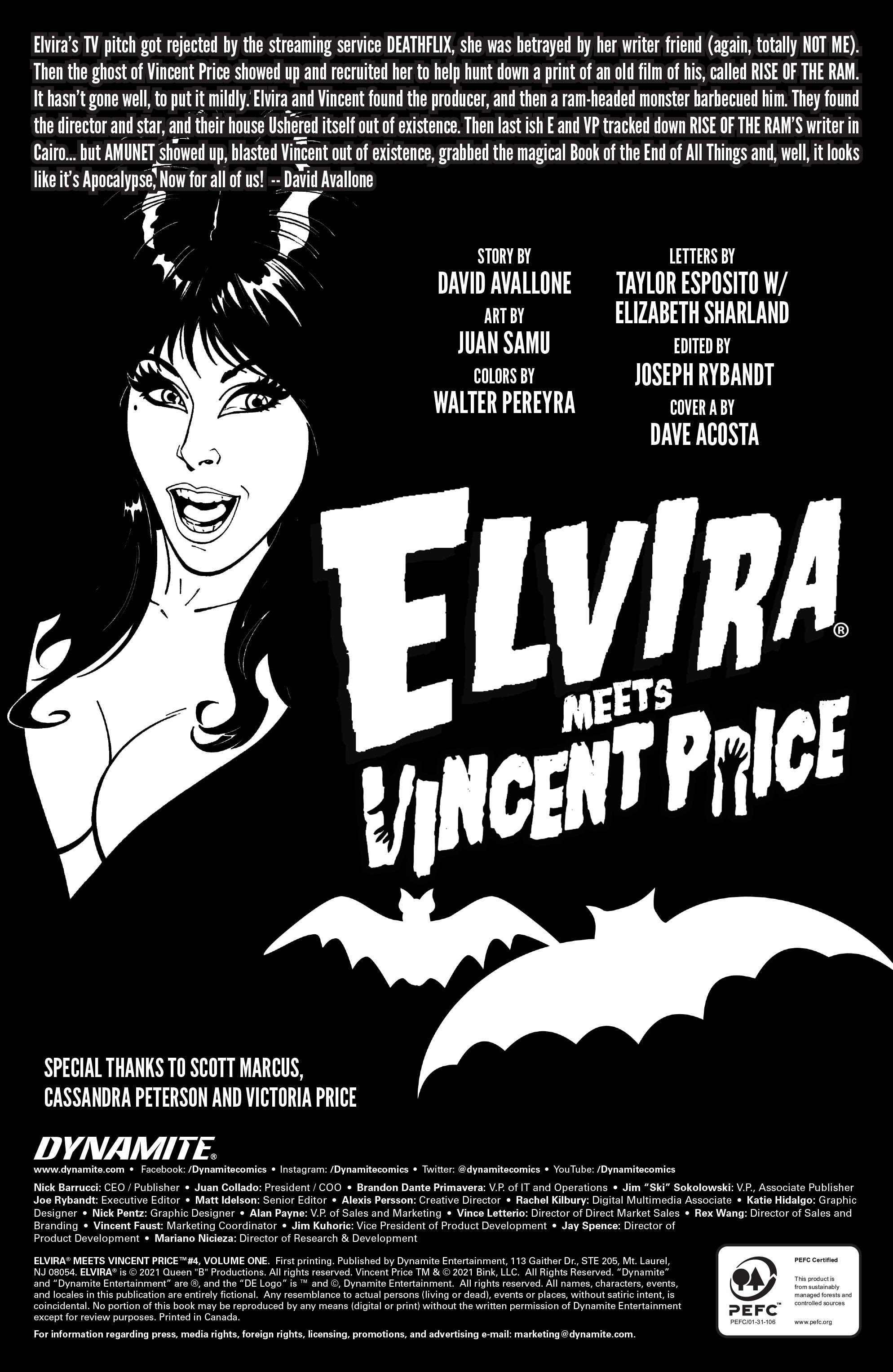 Read online Elvira Meets Vincent Price comic -  Issue #4 - 5