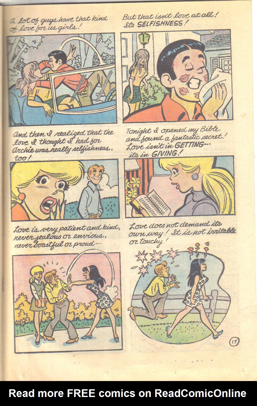 Read online Archie's Love Scene comic -  Issue # Full - 19