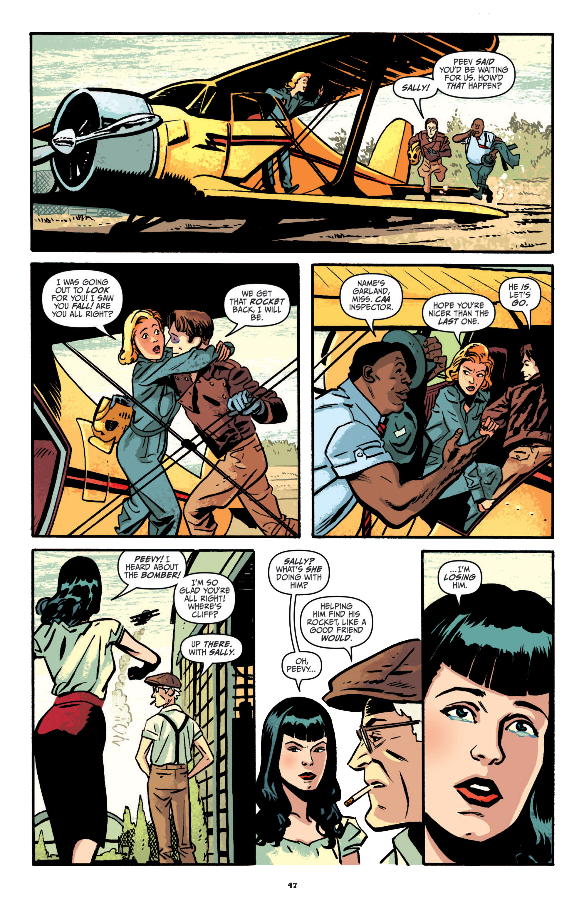 Read online The Rocketeer: Cargo of Doom comic -  Issue # TPB - 46