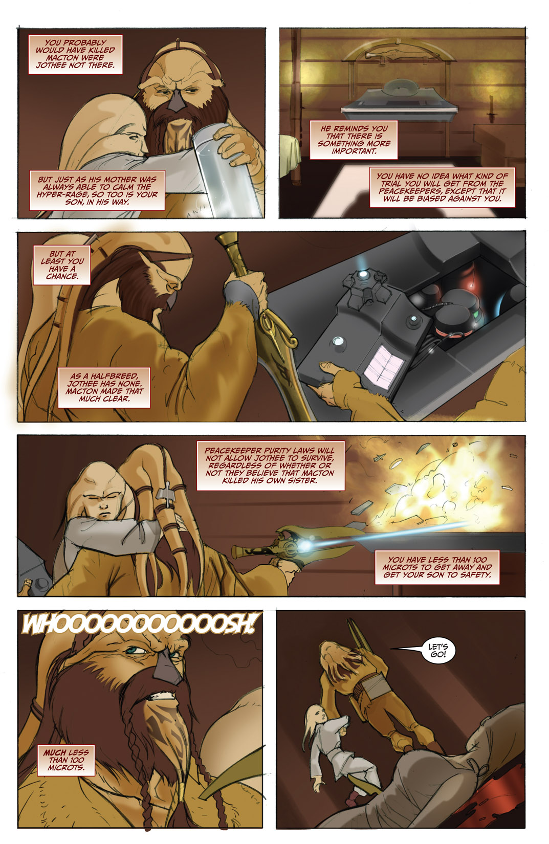 Read online Farscape: D'Argo's Trial comic -  Issue #3 - 8