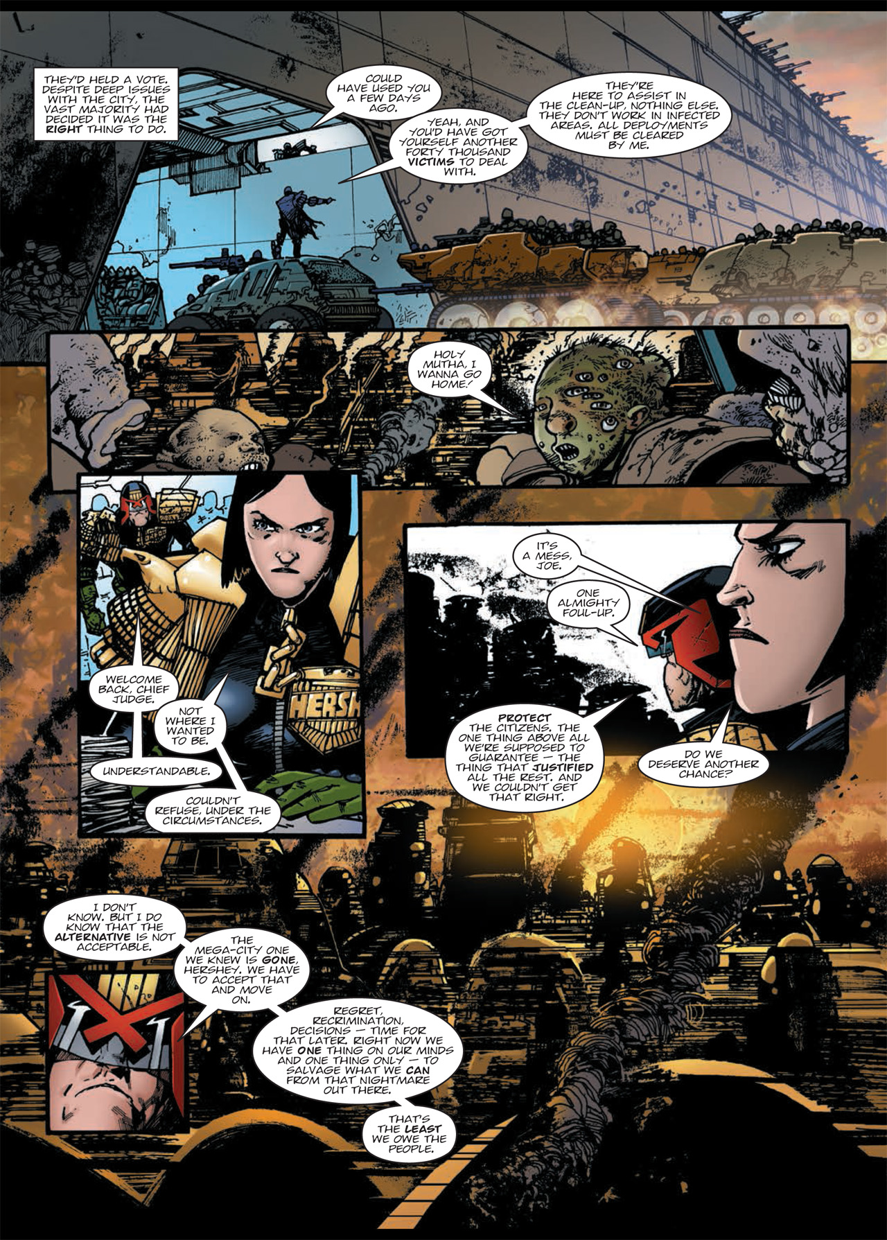 Read online Judge Dredd: Day of Chaos: Endgame comic -  Issue # TPB (Part 2) - 96