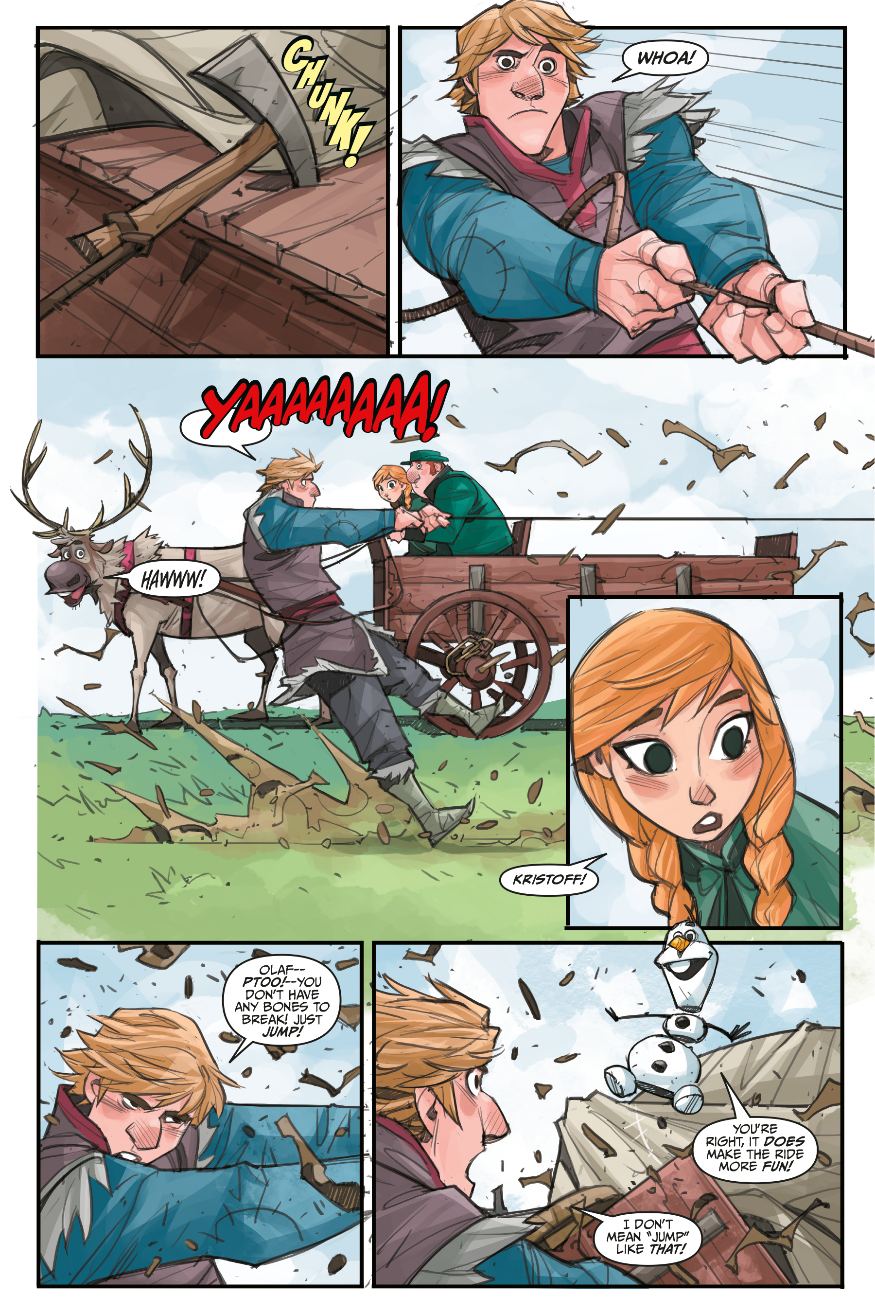 Read online Disney Frozen: Reunion Road comic -  Issue # _TPB - 53