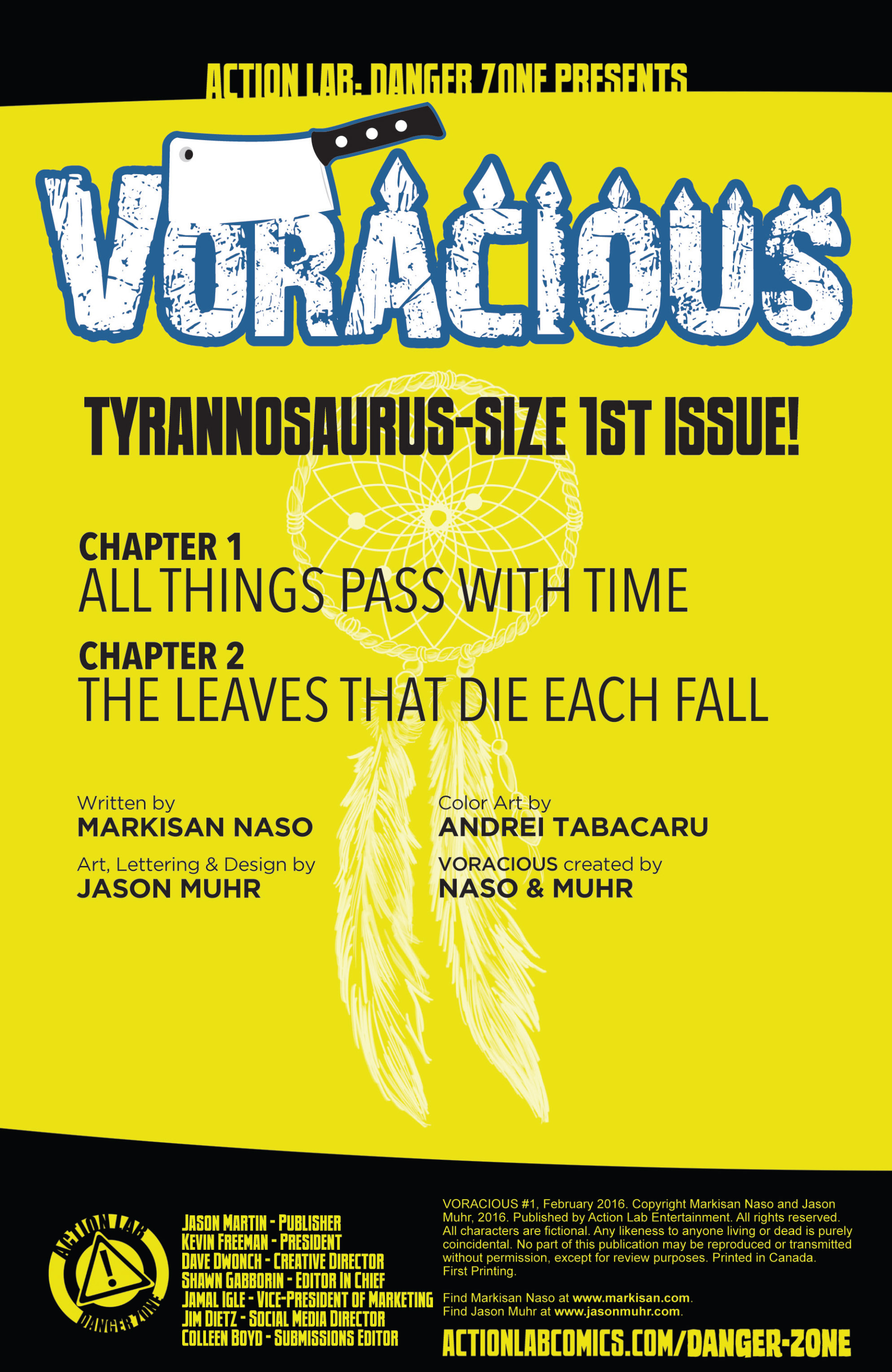 Read online Voracious comic -  Issue #1 - 2
