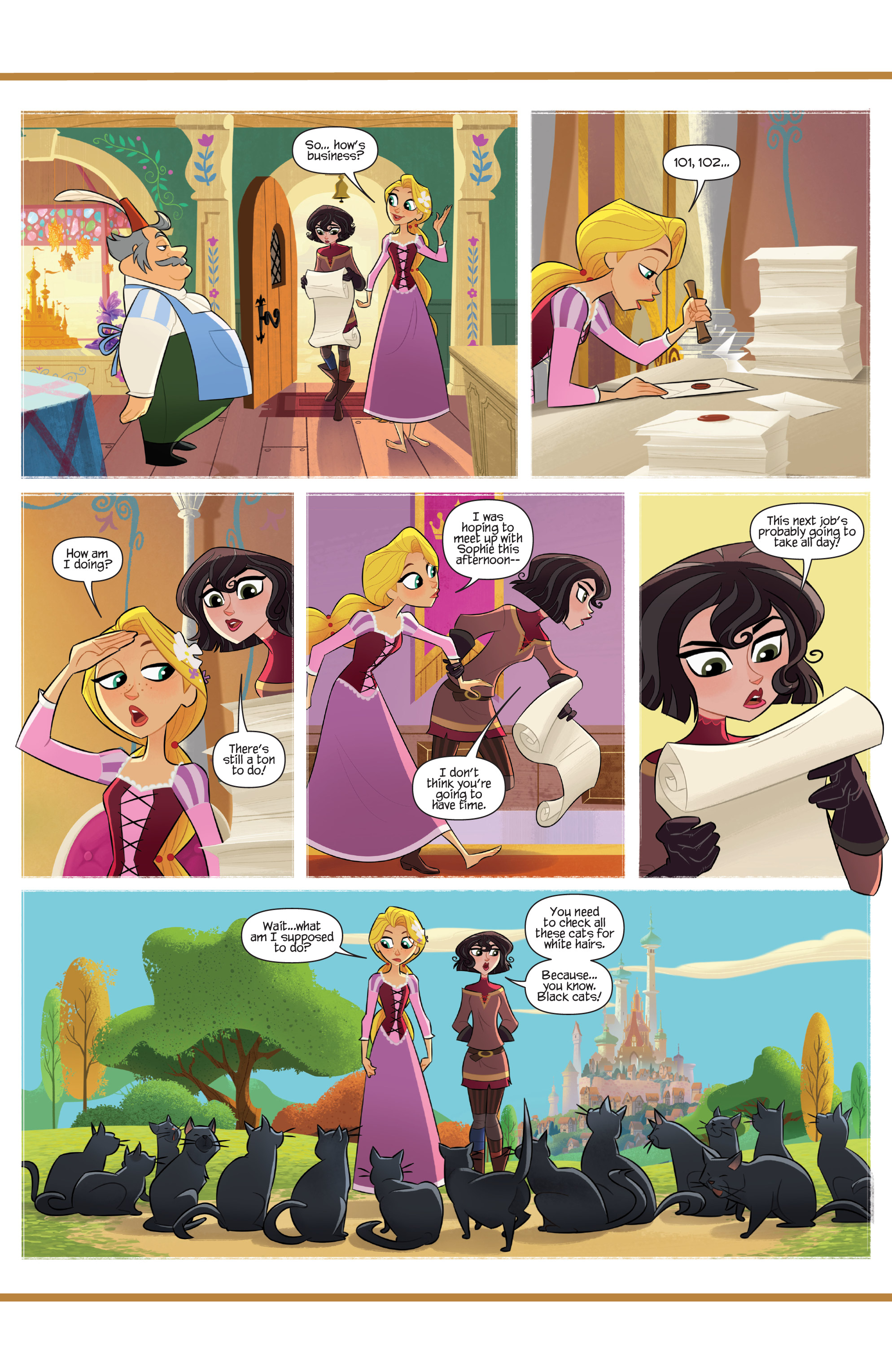 Read online Tangled: The Series: Hair It Is comic -  Issue # Full - 8