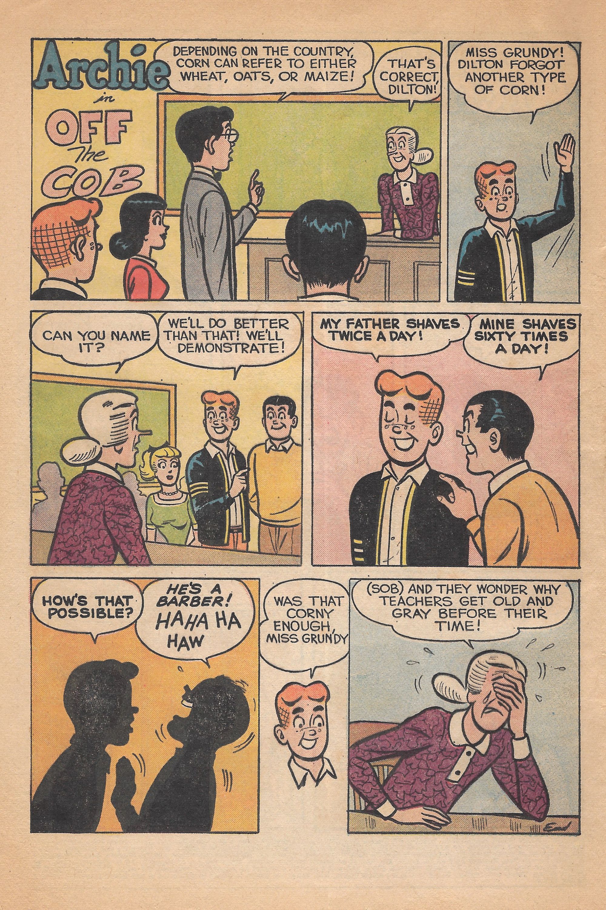 Read online Archie's Joke Book Magazine comic -  Issue #67 - 4