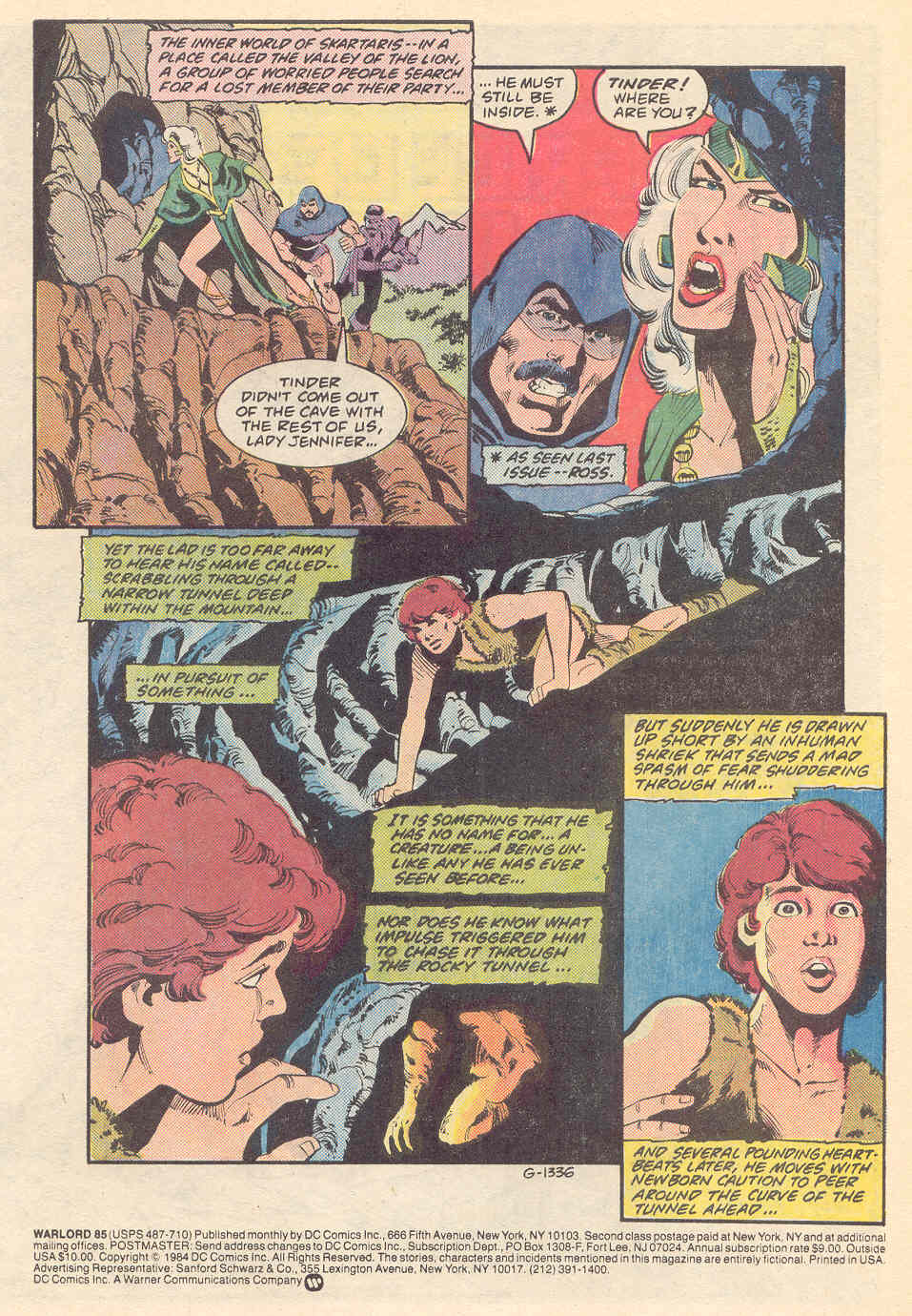 Read online Warlord (1976) comic -  Issue #85 - 2
