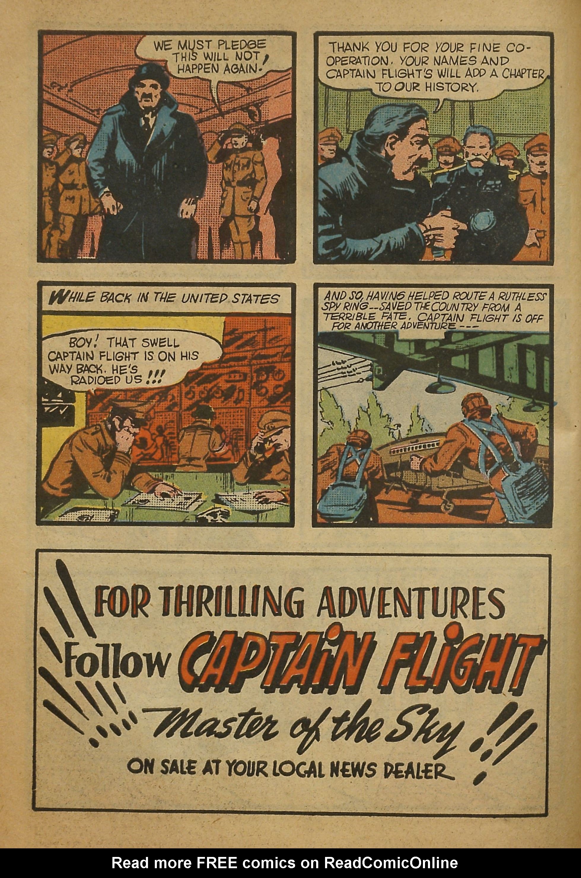 Read online Captain Flight Comics comic -  Issue #1 - 18