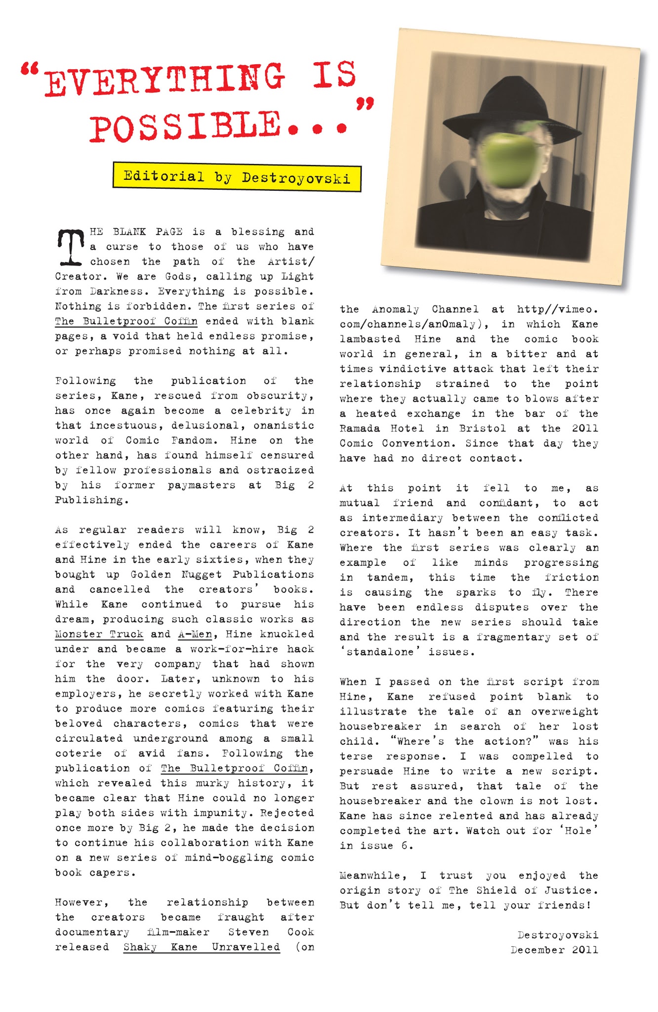 Read online Bulletproof Coffin: Disinterred comic -  Issue #1 - 29