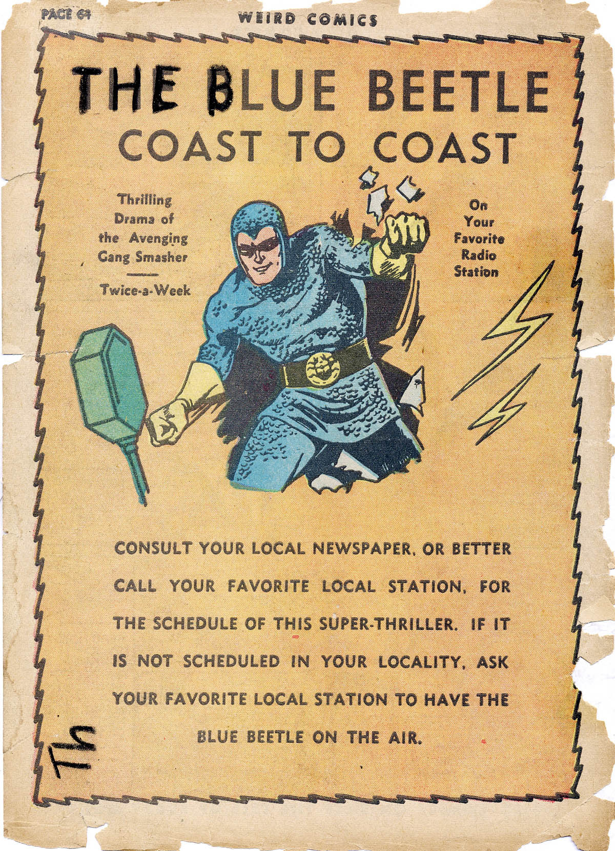 Read online Weird Comics comic -  Issue #19 - 65