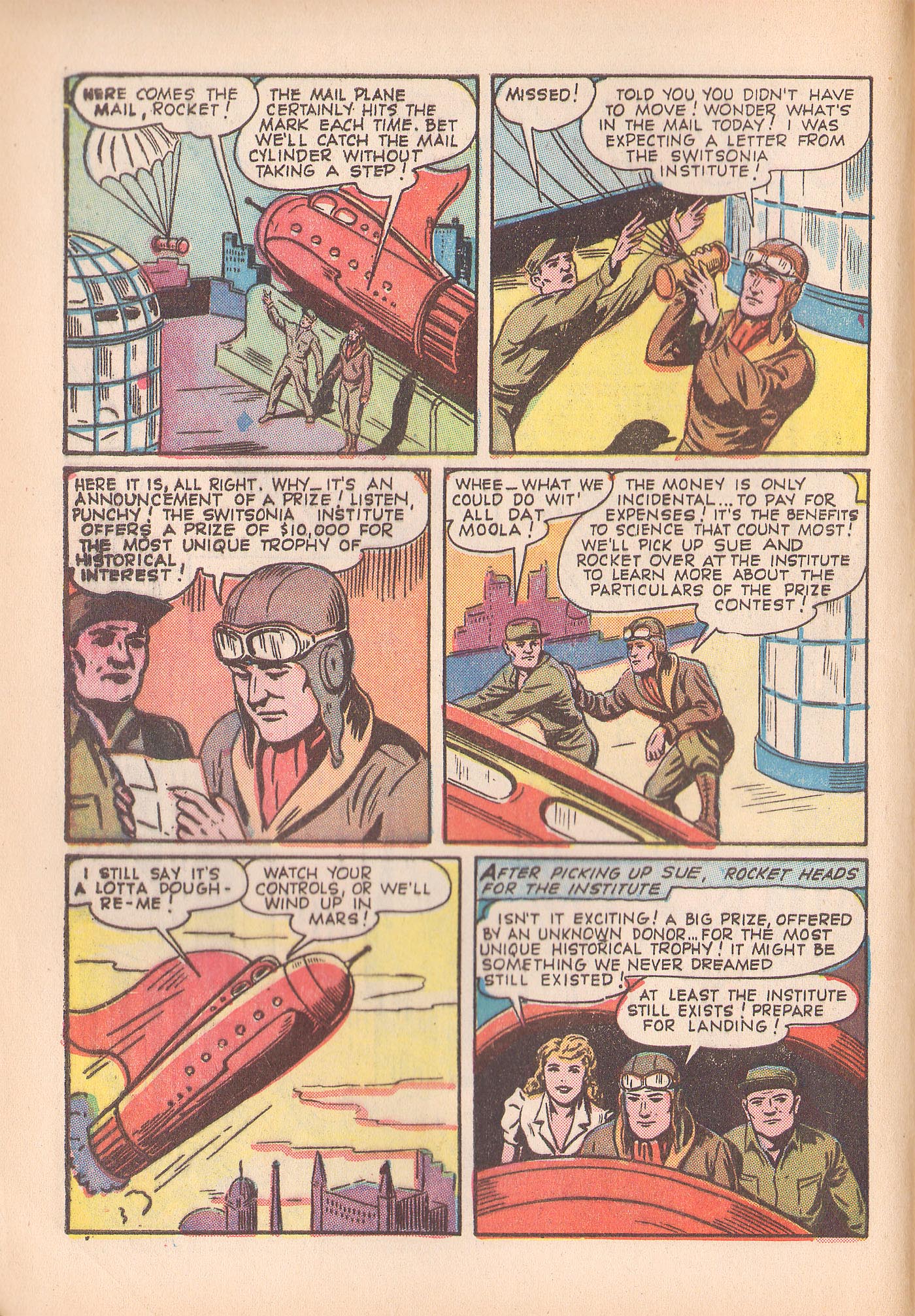 Read online Rocket Kelly (1945) comic -  Issue #2 - 4