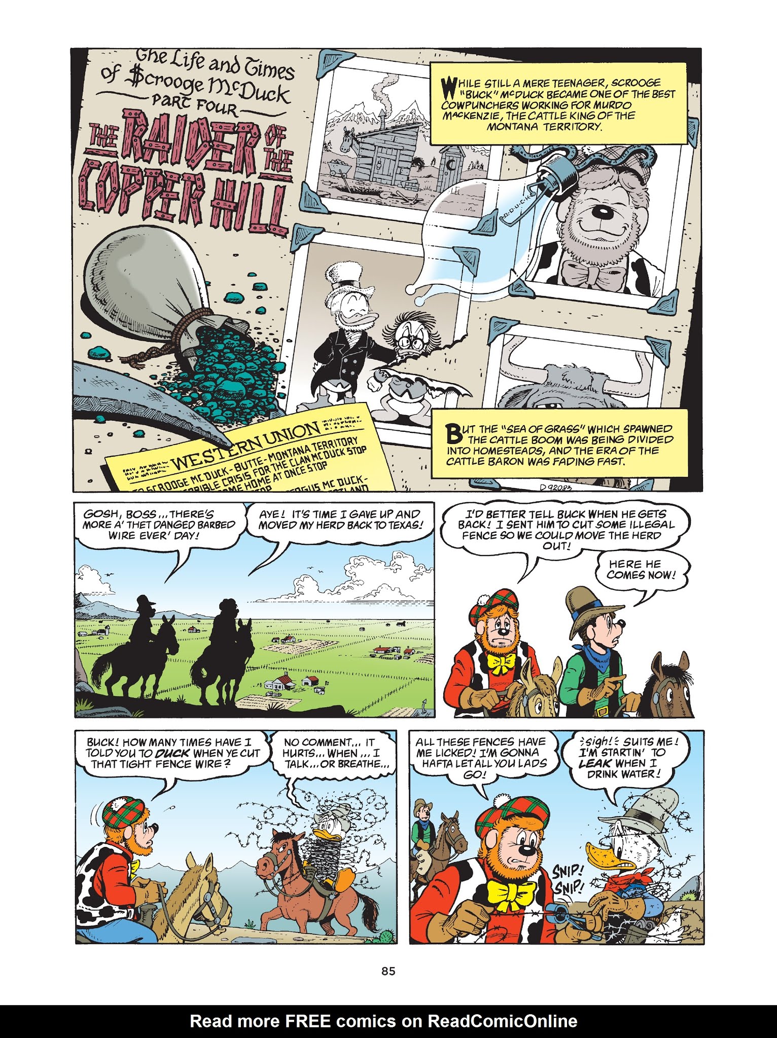 Read online Walt Disney Uncle Scrooge and Donald Duck: The Don Rosa Library comic -  Issue # TPB 4 (Part 1) - 86