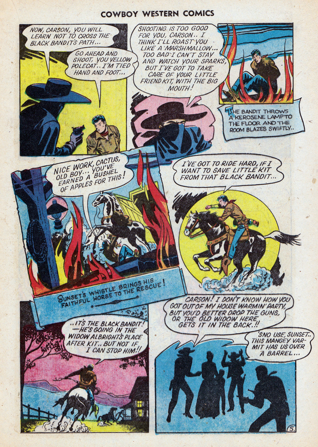 Read online Cowboy Western Comics (1948) comic -  Issue #27 - 17