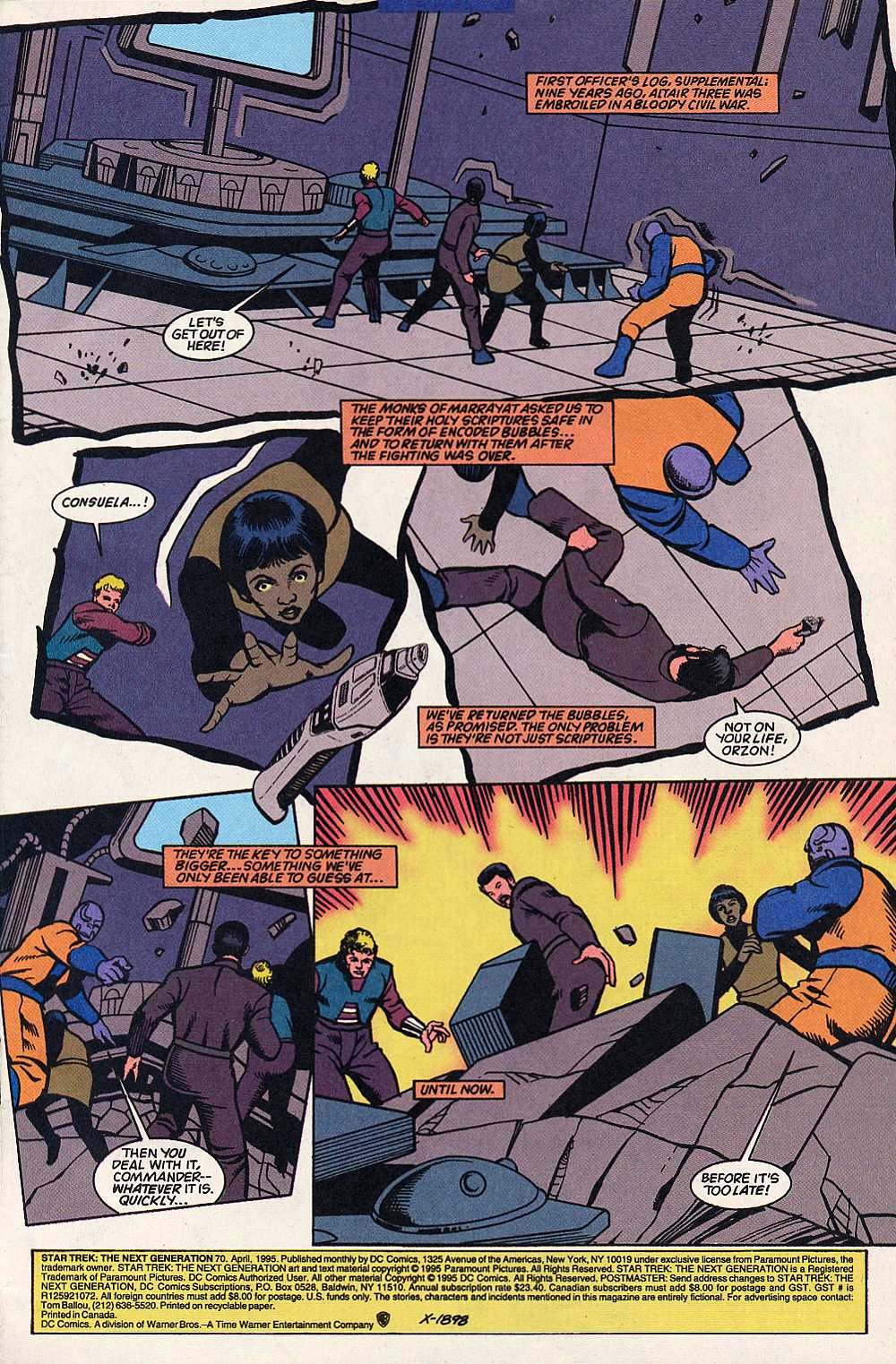 Read online Star Trek: The Next Generation (1989) comic -  Issue #70 - 2