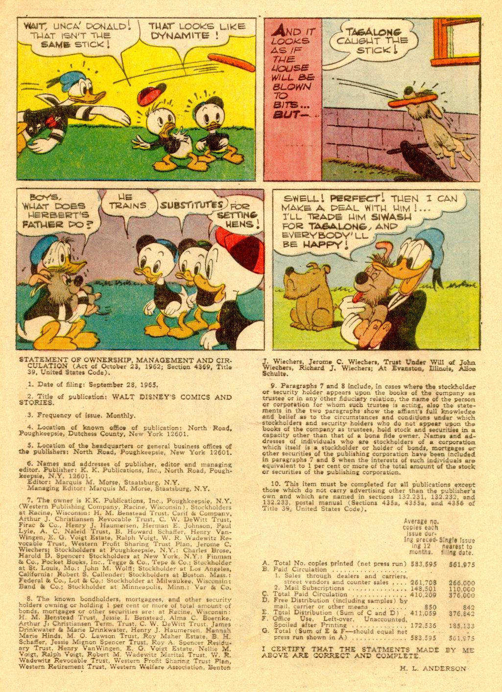Read online Walt Disney's Comics and Stories comic -  Issue #305 - 33