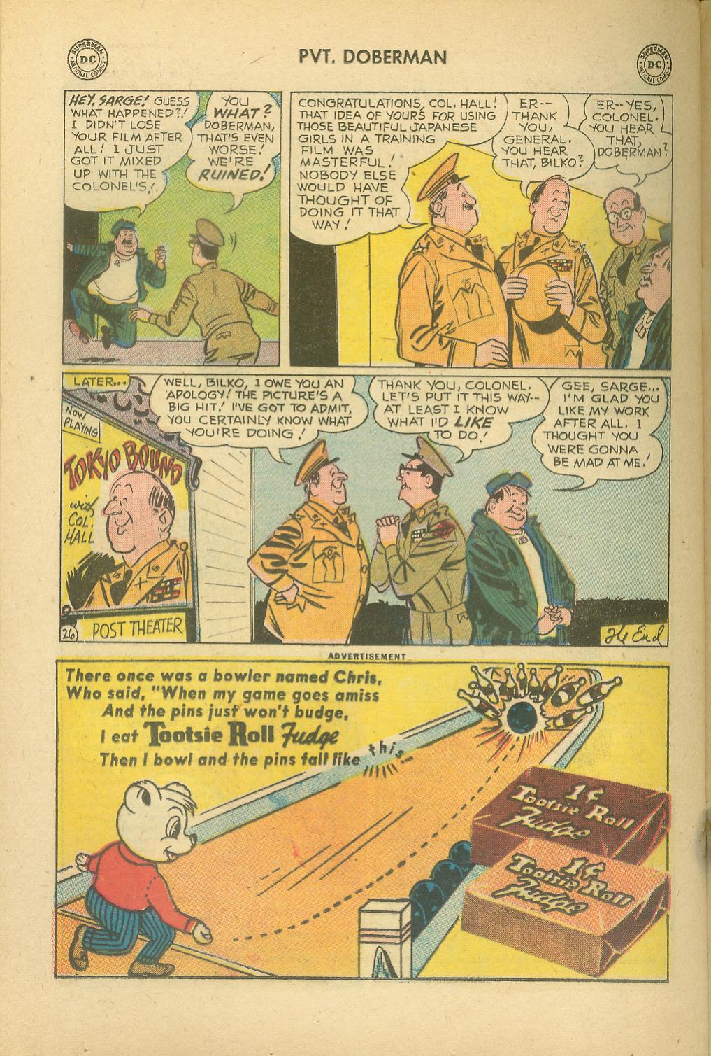 Read online Sgt. Bilko's Pvt. Doberman comic -  Issue #7 - 32