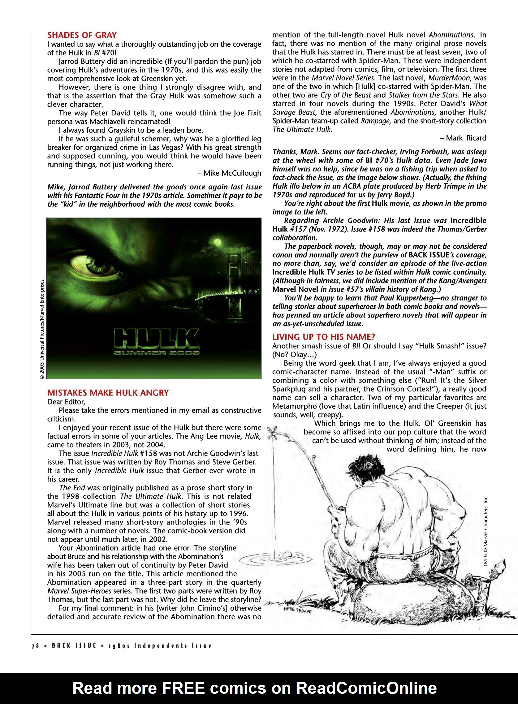 Read online Back Issue comic -  Issue #75 - 79