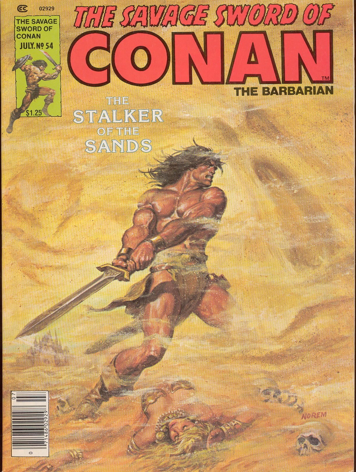 Read online The Savage Sword Of Conan comic -  Issue #54 - 1
