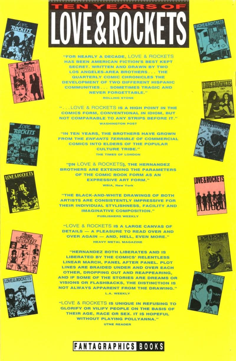 Read online Ten Years of Love and Rockets comic -  Issue # Full - 35