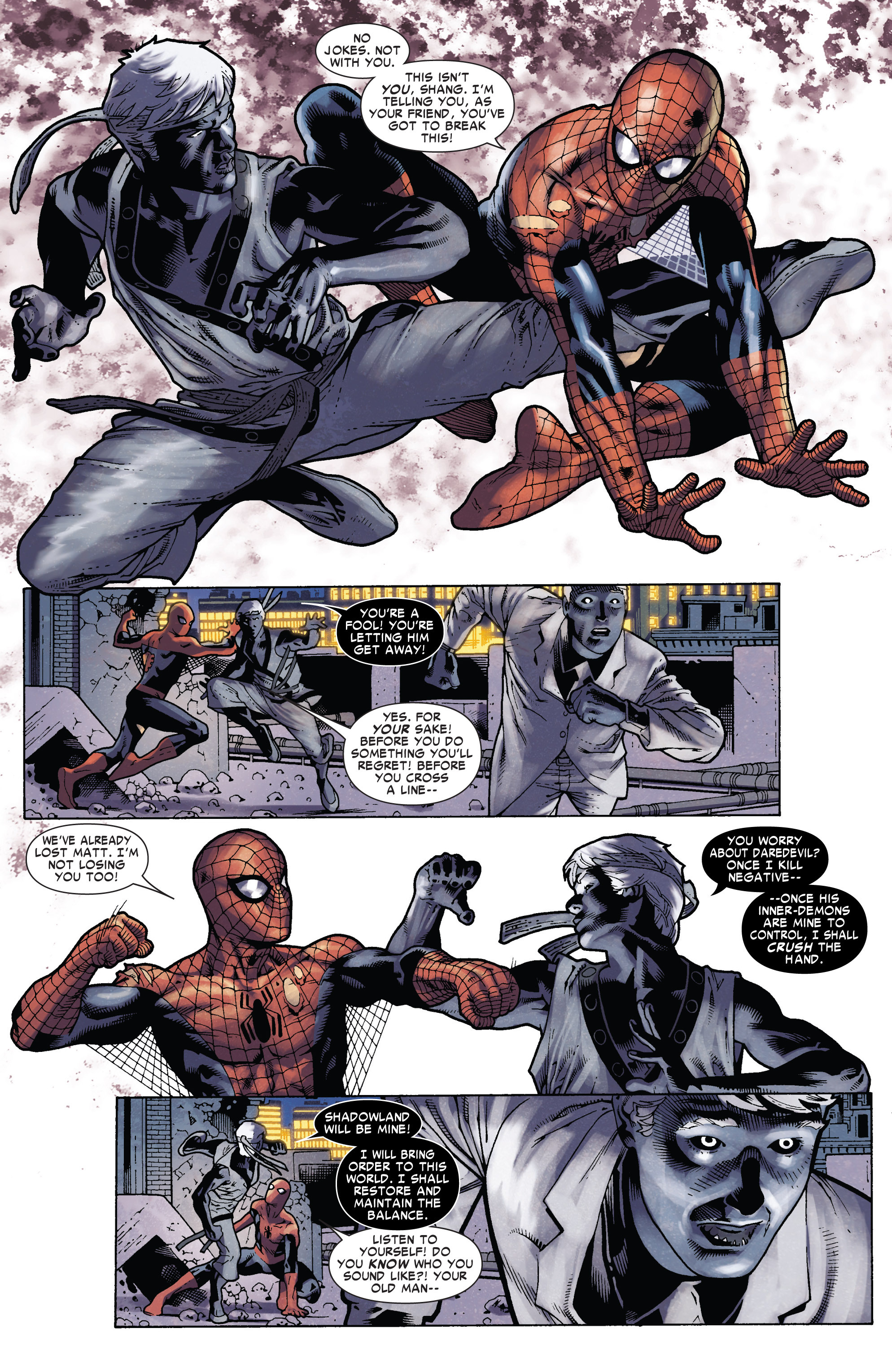 Read online Shadowland: Spider-Man comic -  Issue # Full - 16