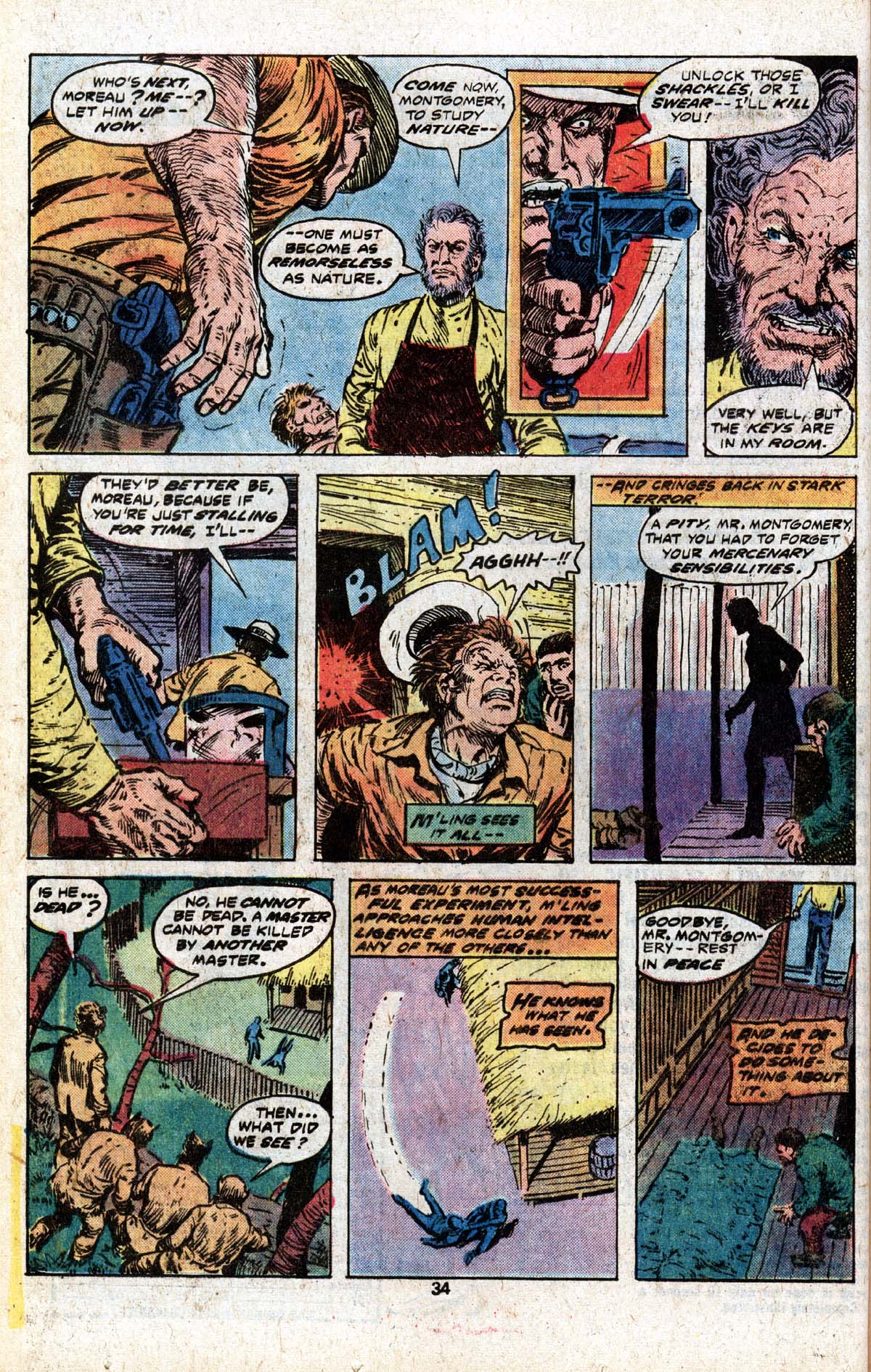 Read online The Island of Dr. Moreau (1977) comic -  Issue # Full - 26